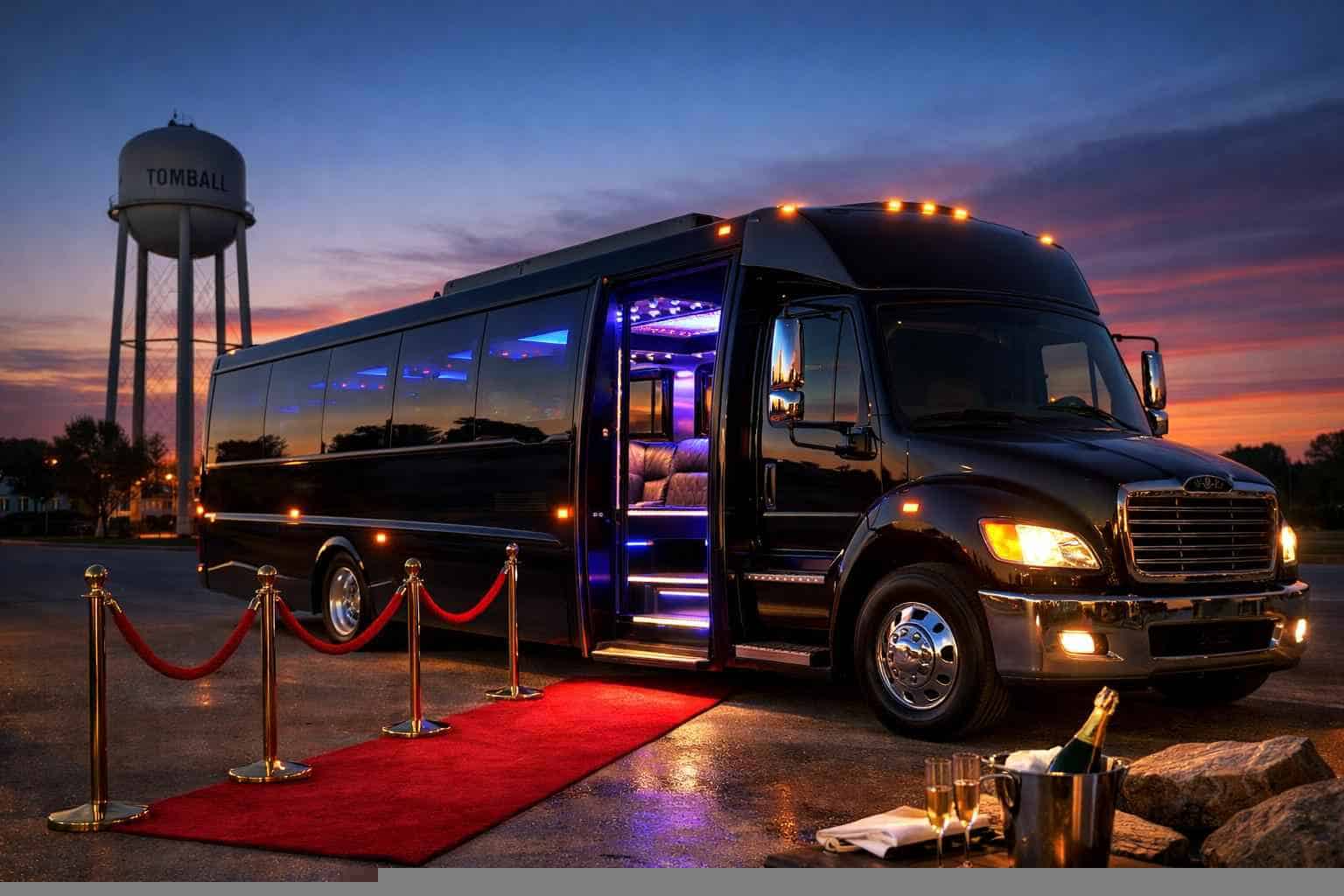 Luxury Party Bus Rental in Tomball Texas