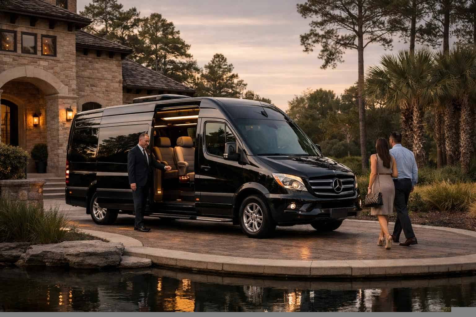 Luxury Passenger Van with Driver in Cypress Texas