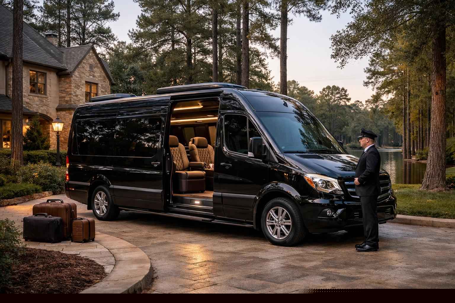 Luxury Passenger Van with Driver in Kingwood Texas