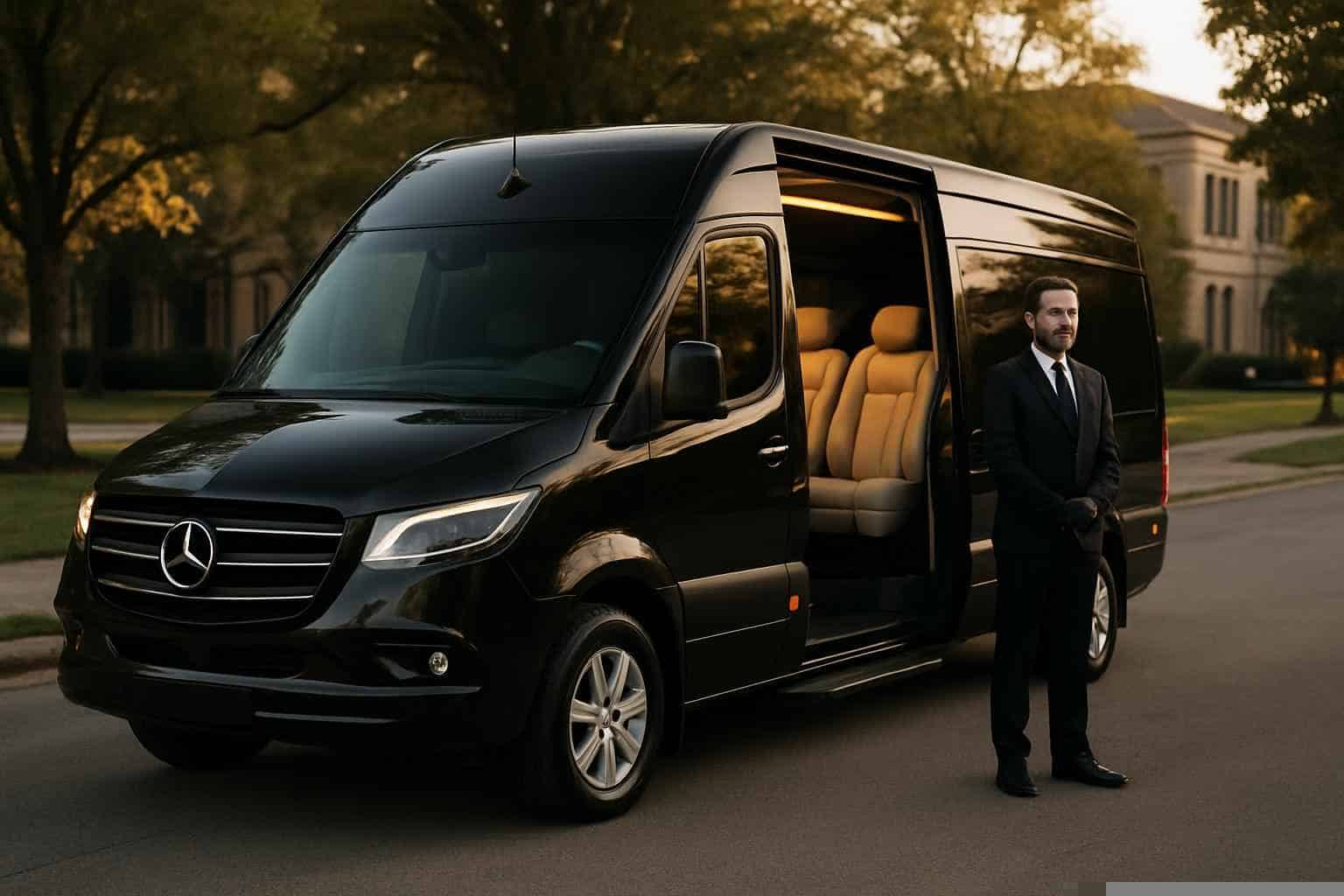 Luxury Passenger Van with Driver in Missouri City Texas