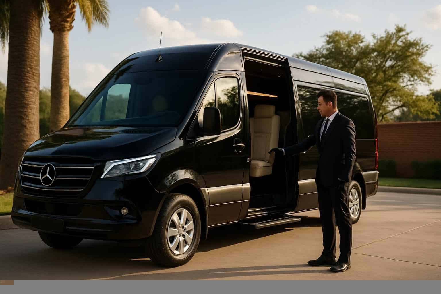 Luxury Passenger Van with Driver in Pasadena Texas