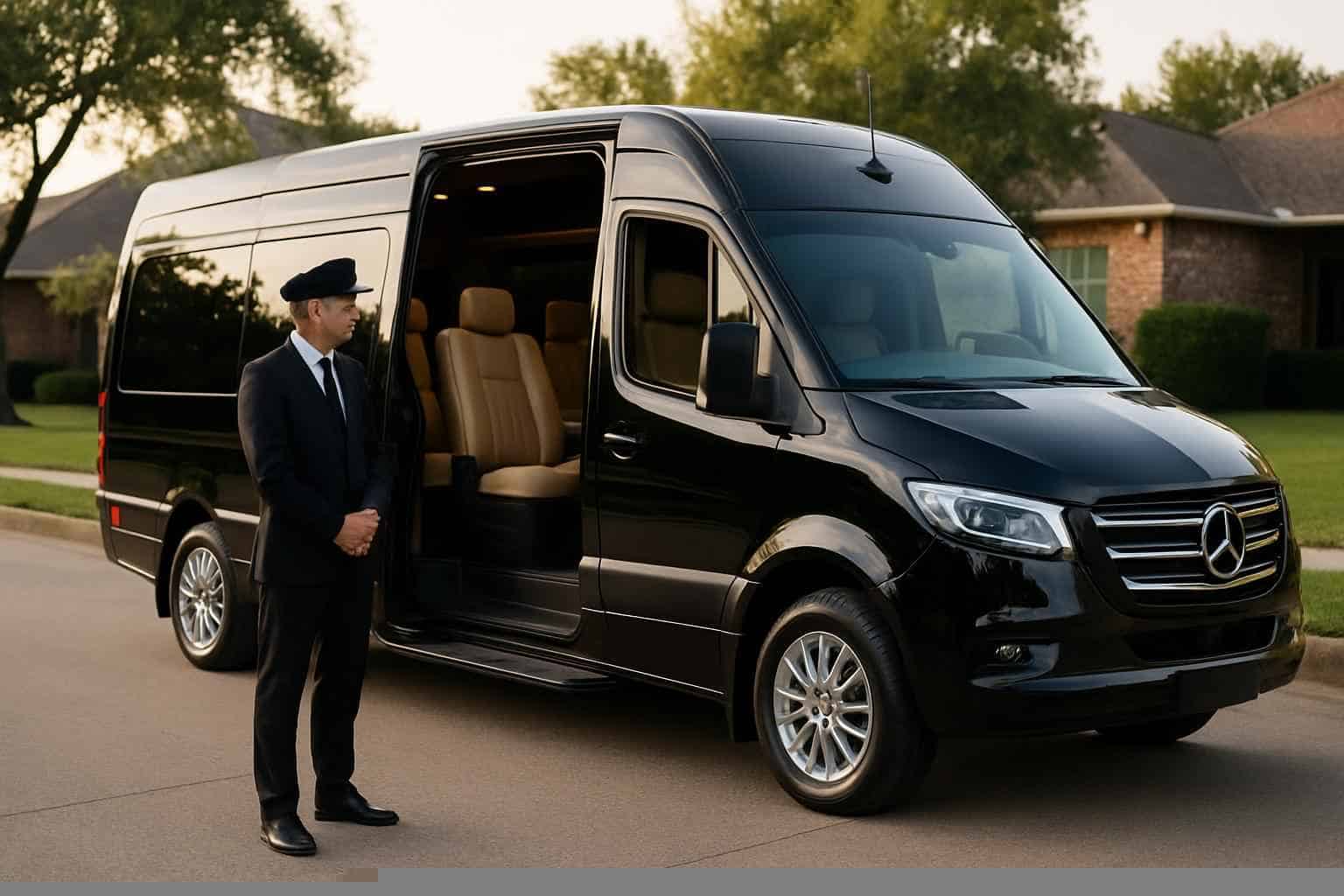 Luxury Passenger Van with Driver in Pearland Texas