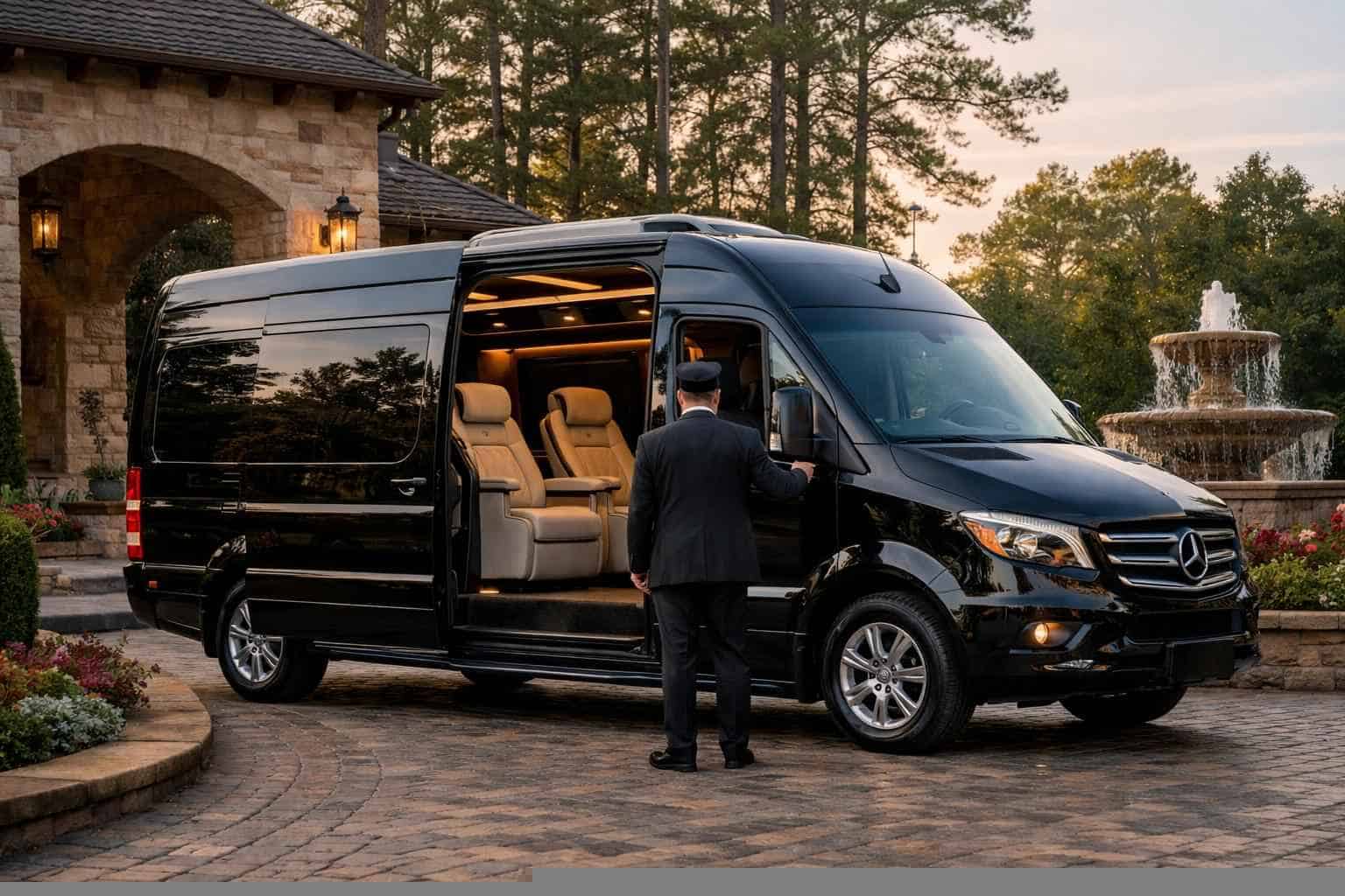 Luxury Passenger Van with Driver in Spring Texas