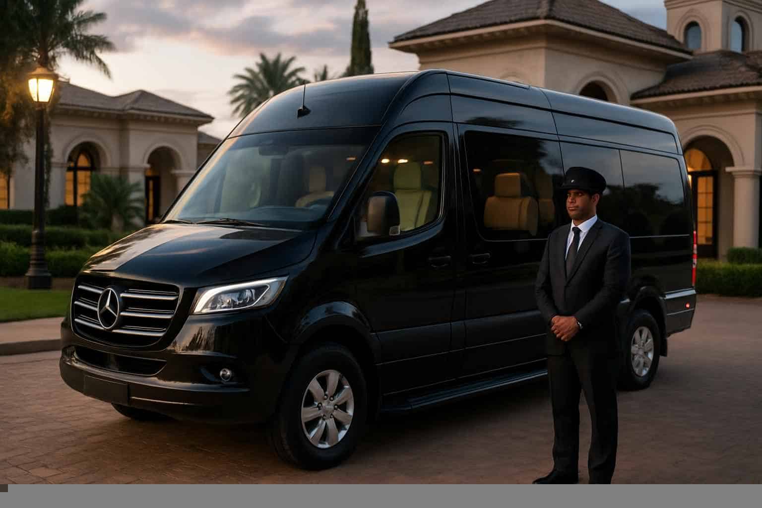 Luxury Passenger Van with Driver in Sugar Land Texas