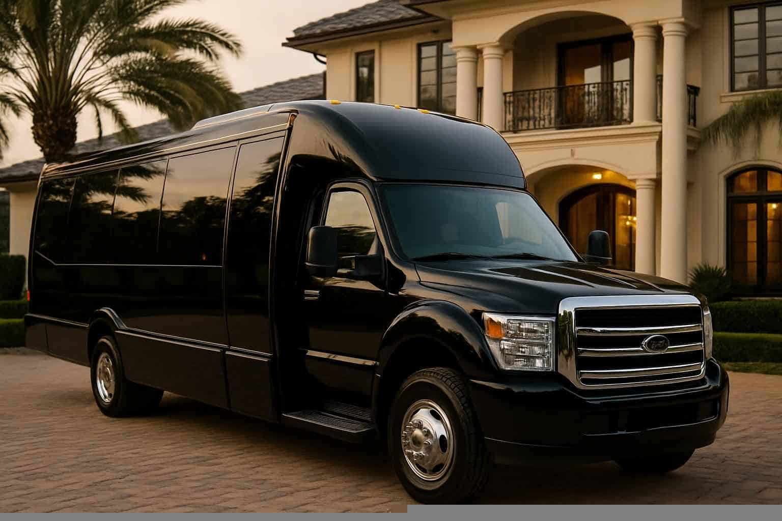 Luxury Shuttle Bus Rental in League City Texas
