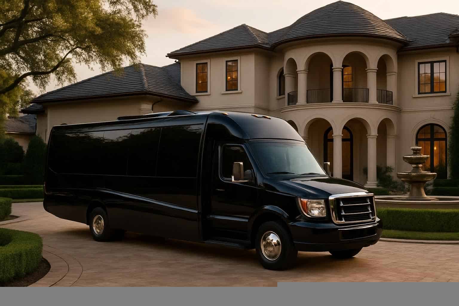 Luxury Shuttle Bus Rental in Sugar Land Texas