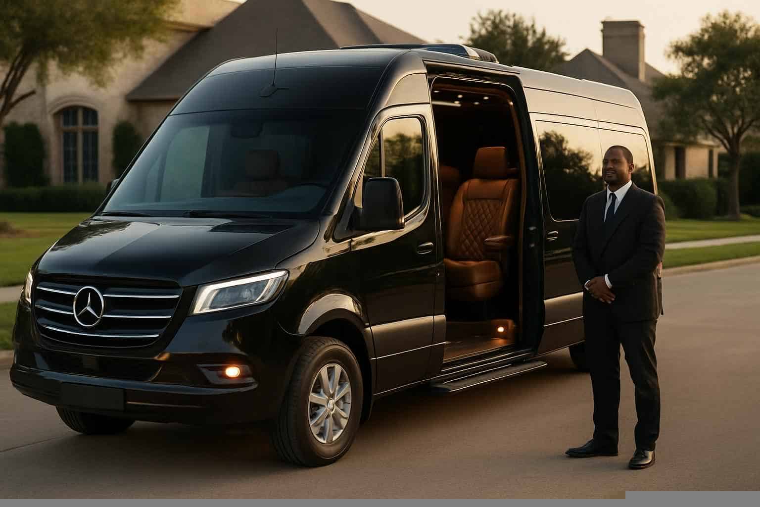 Luxury Sprinter Van Rental with Driver in Katy Texas
