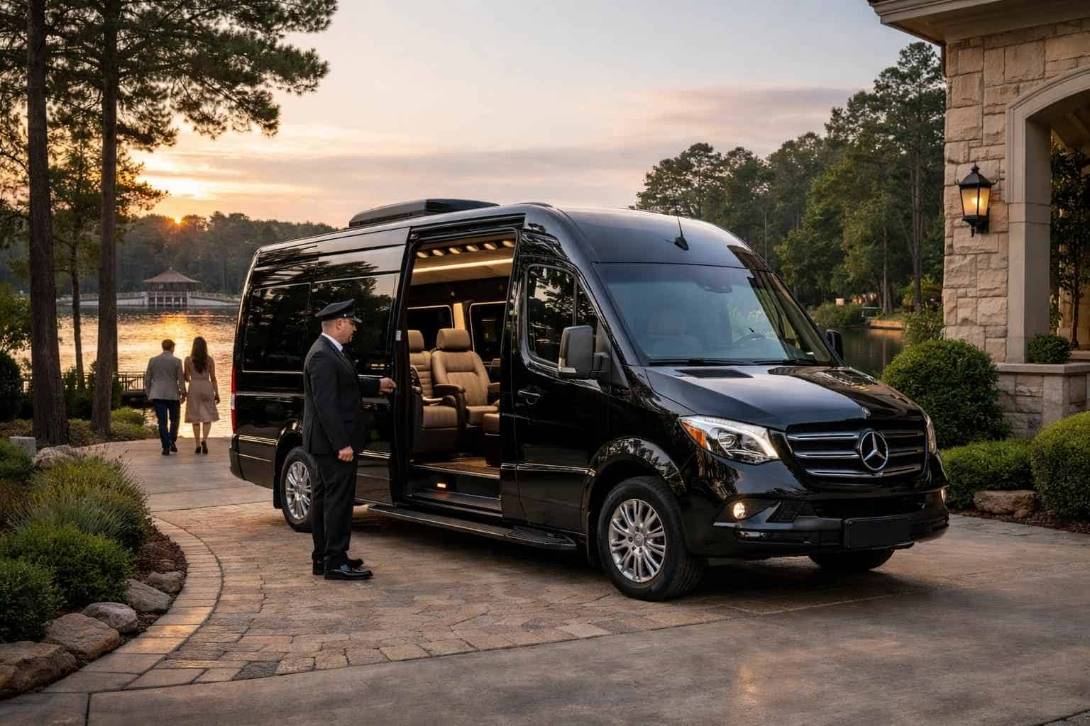 Luxury Sprinter Van Rental with Driver in Kingwood Texas