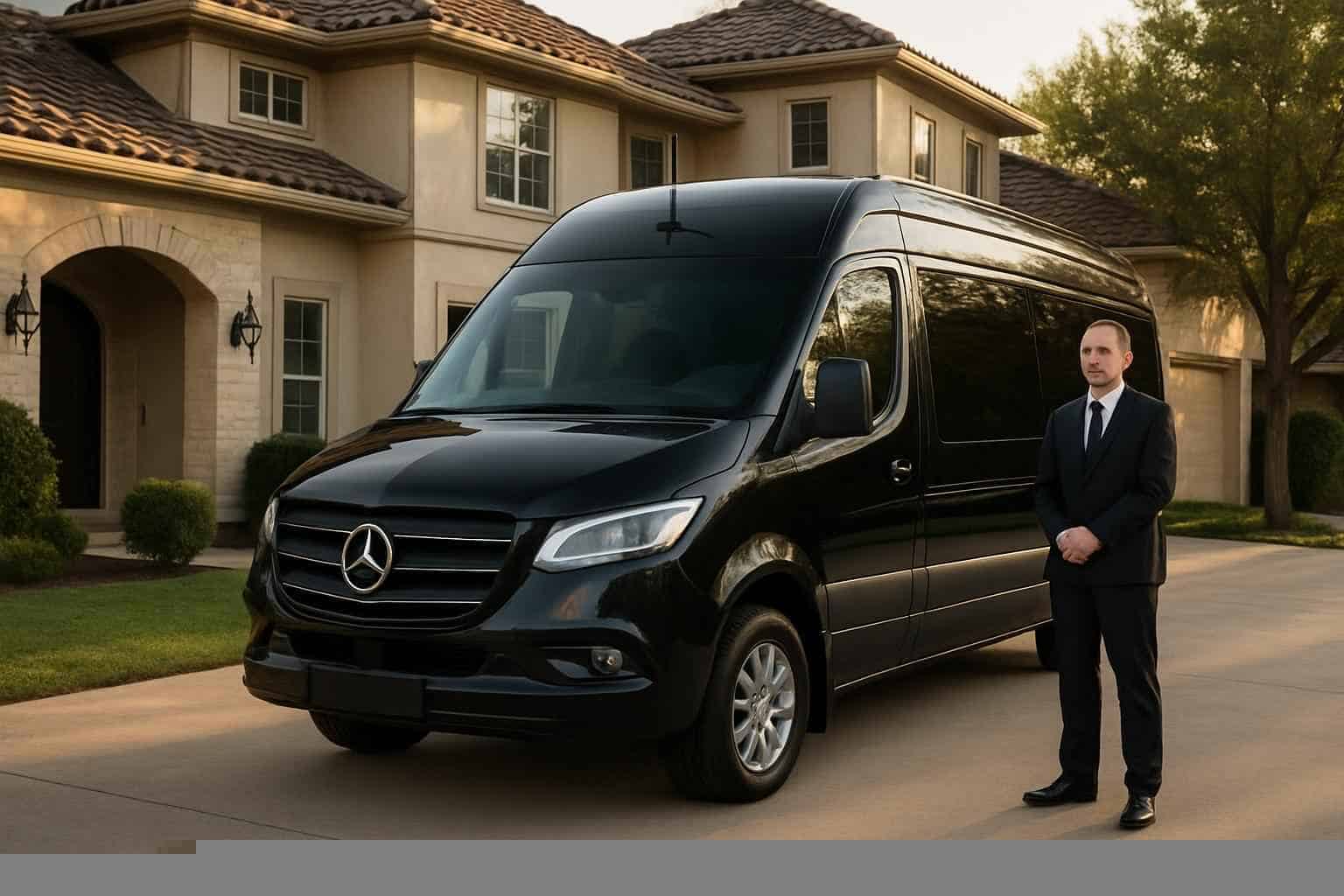 Luxury Sprinter Van Rental with Driver in League City Texas