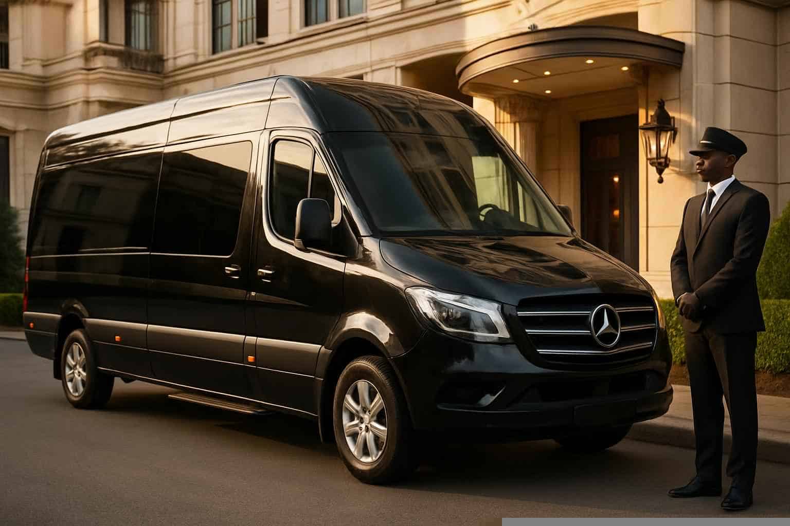 Luxury Sprinter Van Rental with Driver in Missouri City Texas