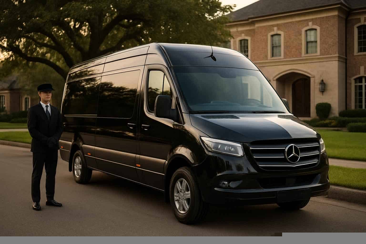 Luxury Sprinter Van Rental with Driver in Pasadena Texas