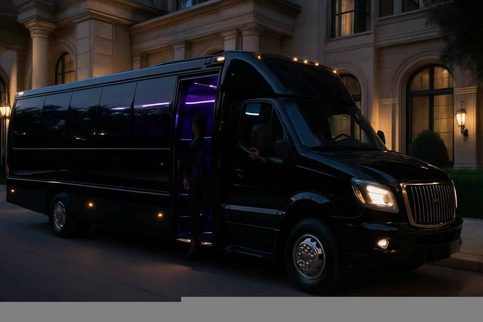 Missouri City Texas Black Party Bus Rental
