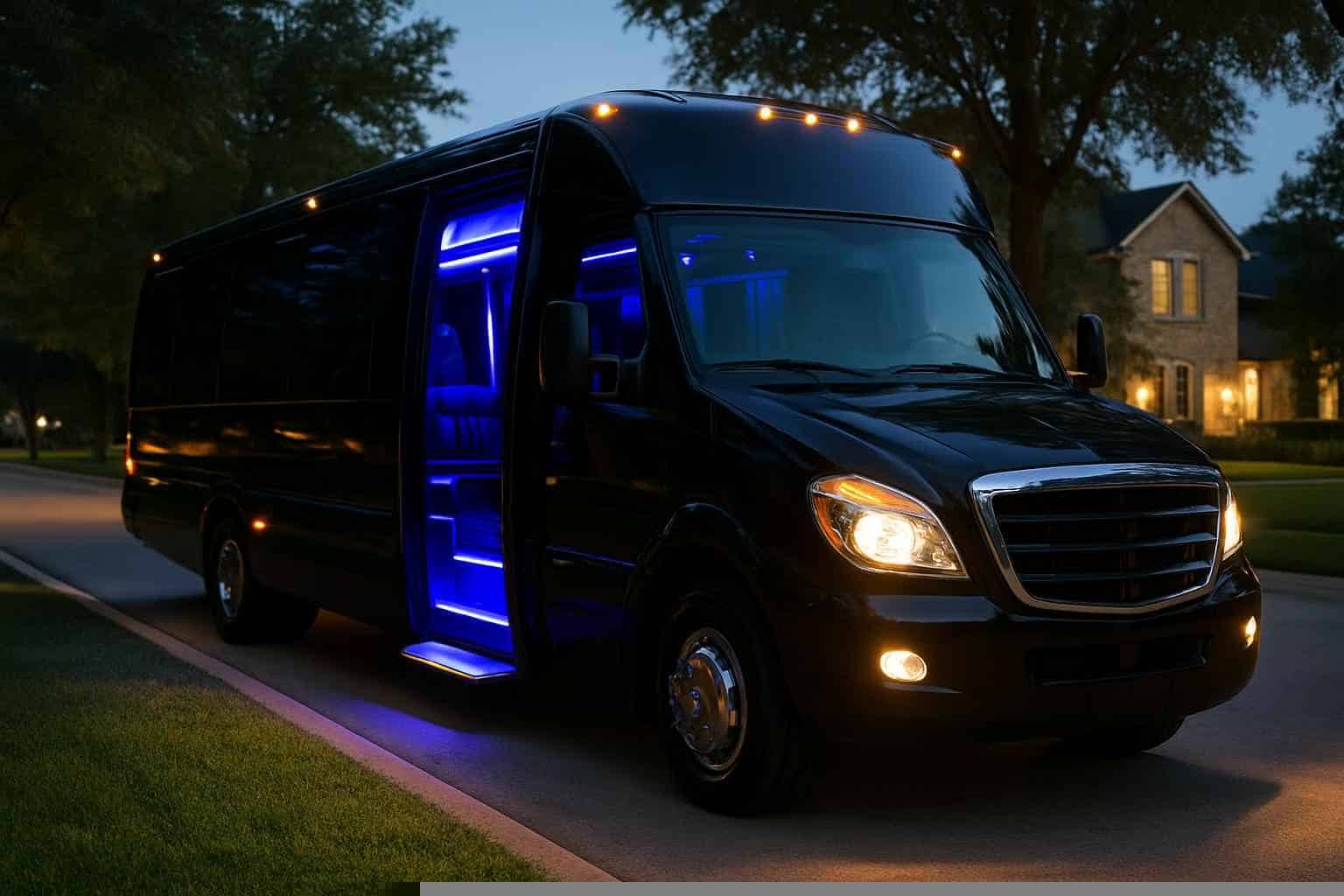 Party Bus Rental in The Woodlands Texas