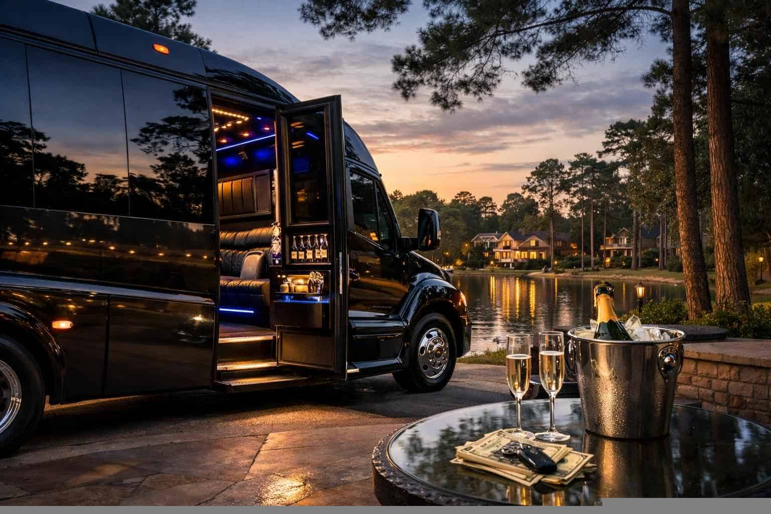 Party Bus Rental Prices in Kingwood TX