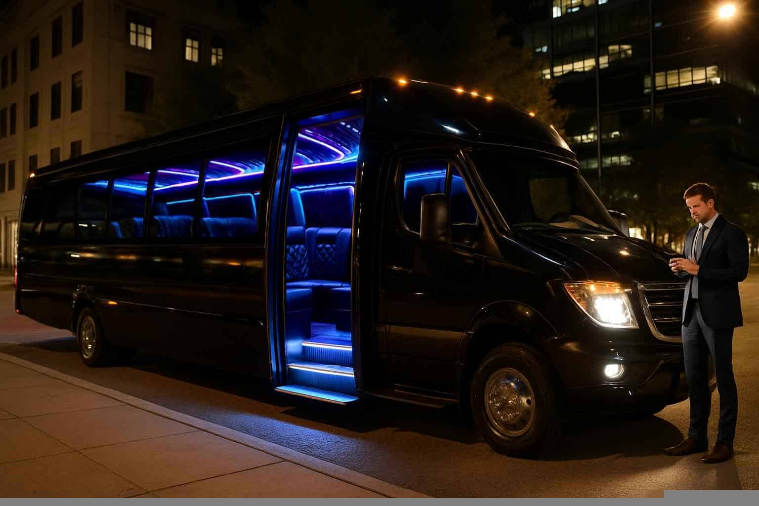 Party Bus Rental Prices in League City TX