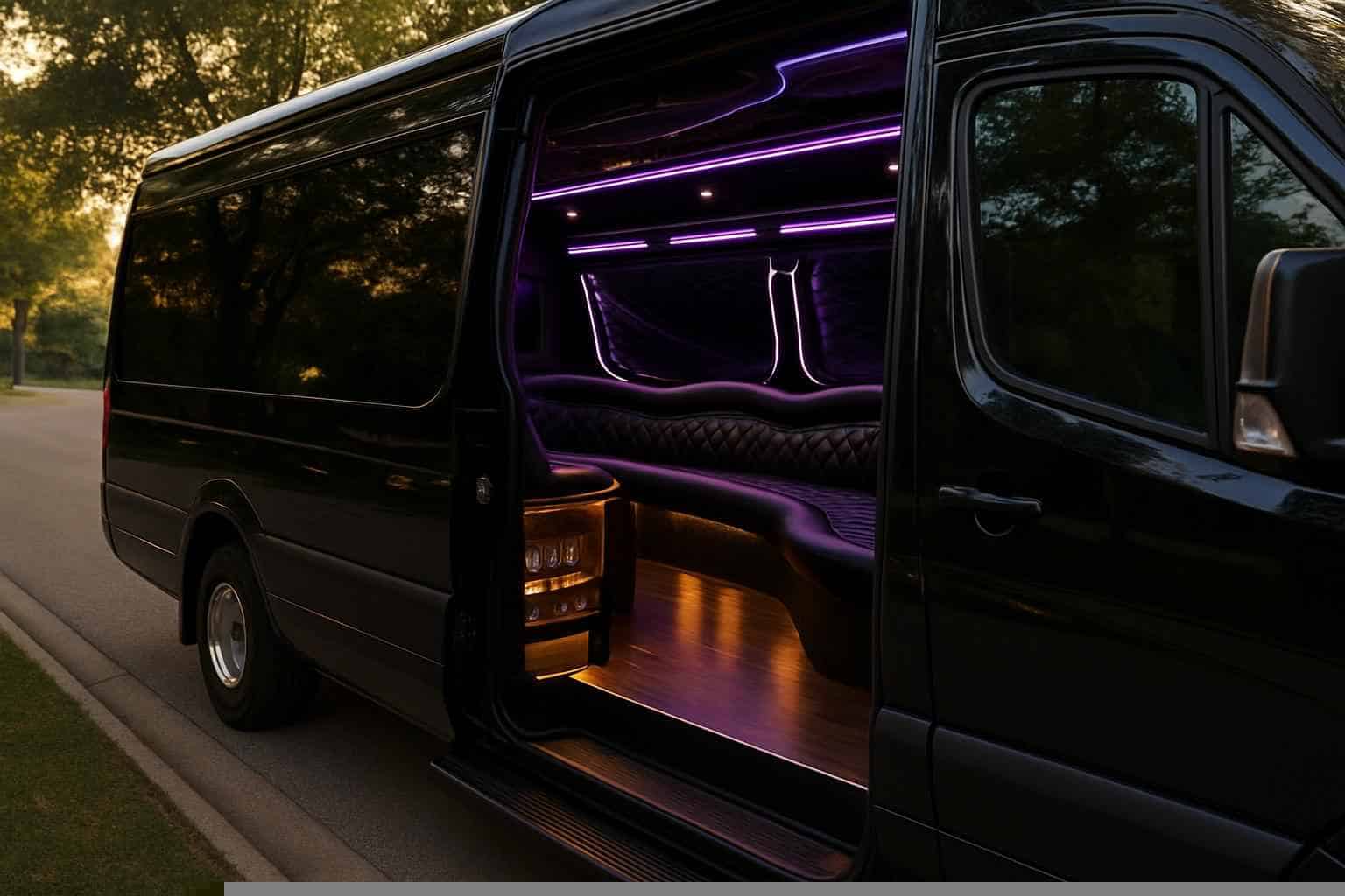 Party Bus Rental Prices in The Woodlands TX