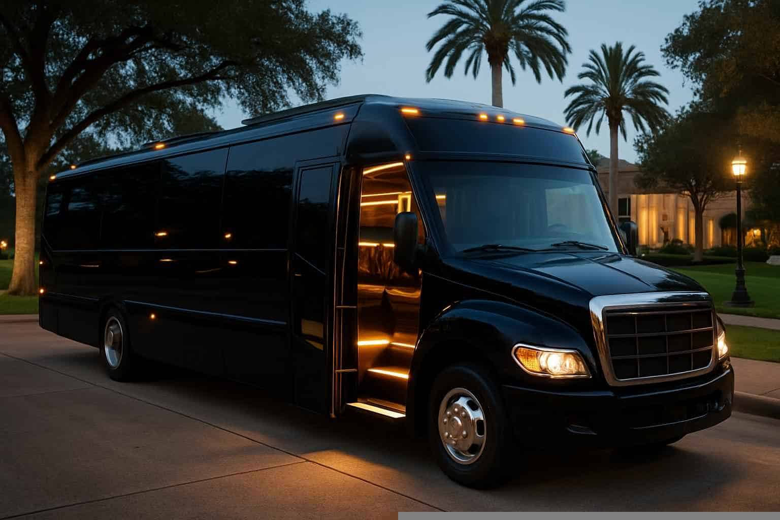 Pasadena Texas Black Party Bus Rental