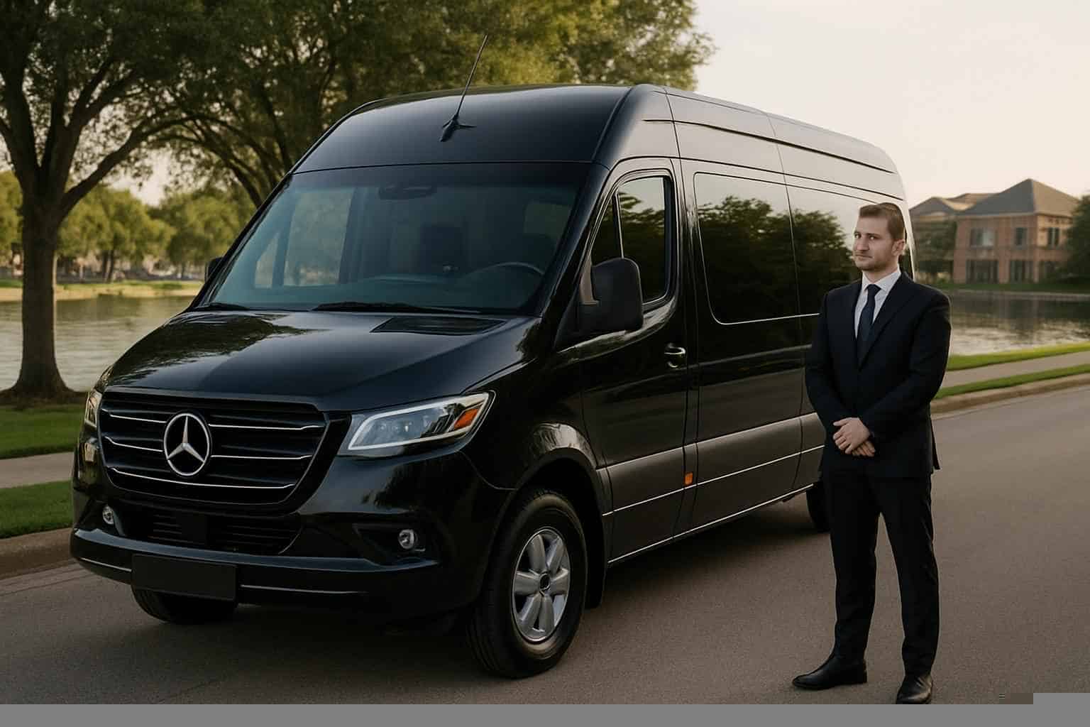 Passenger Van with Driver in League City Texas