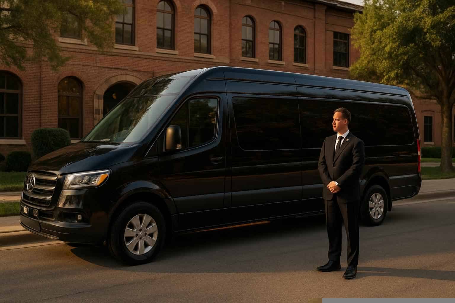 Passenger Van with Driver in Missouri City Texas