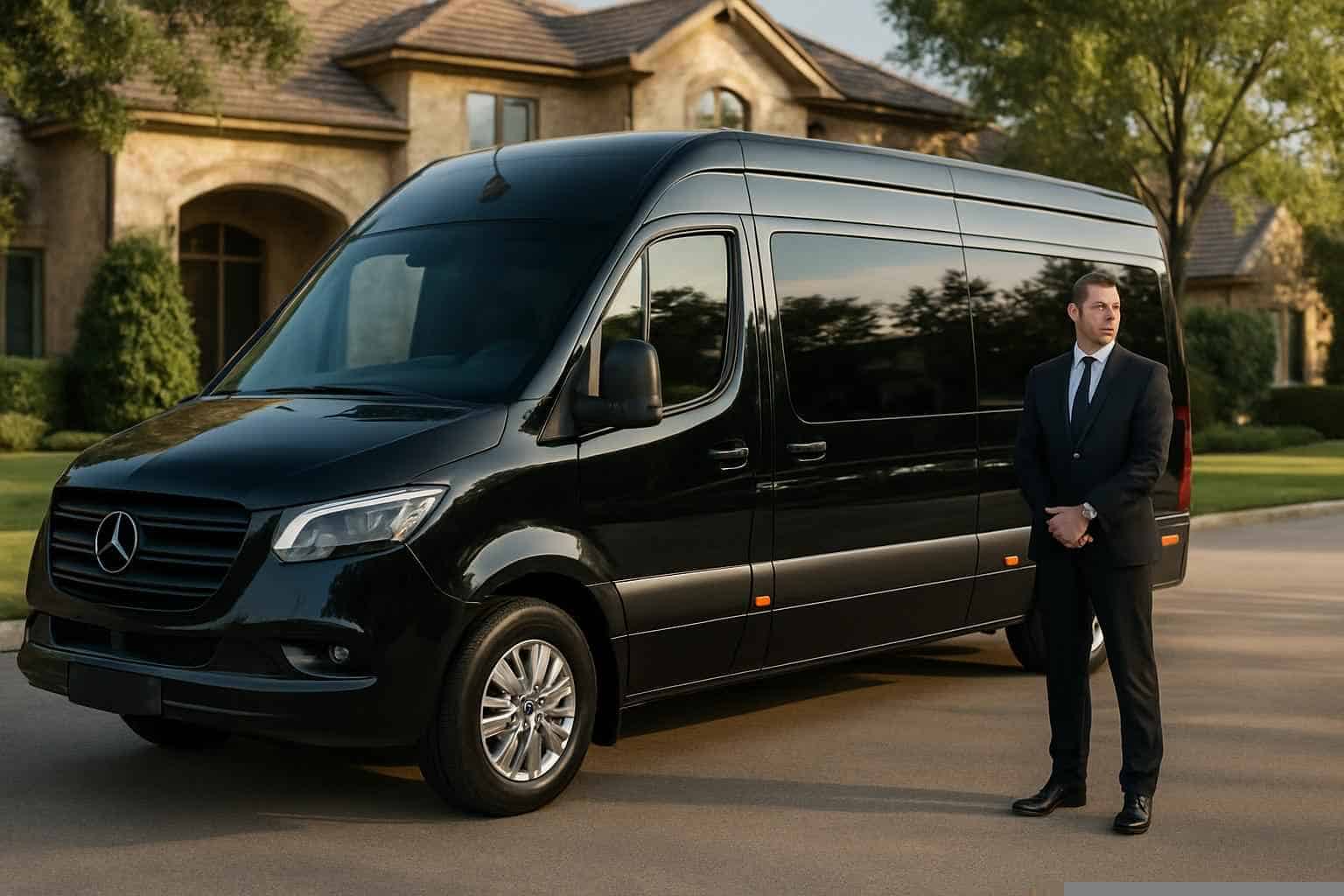 Passenger Van with Driver in Pearland Texas