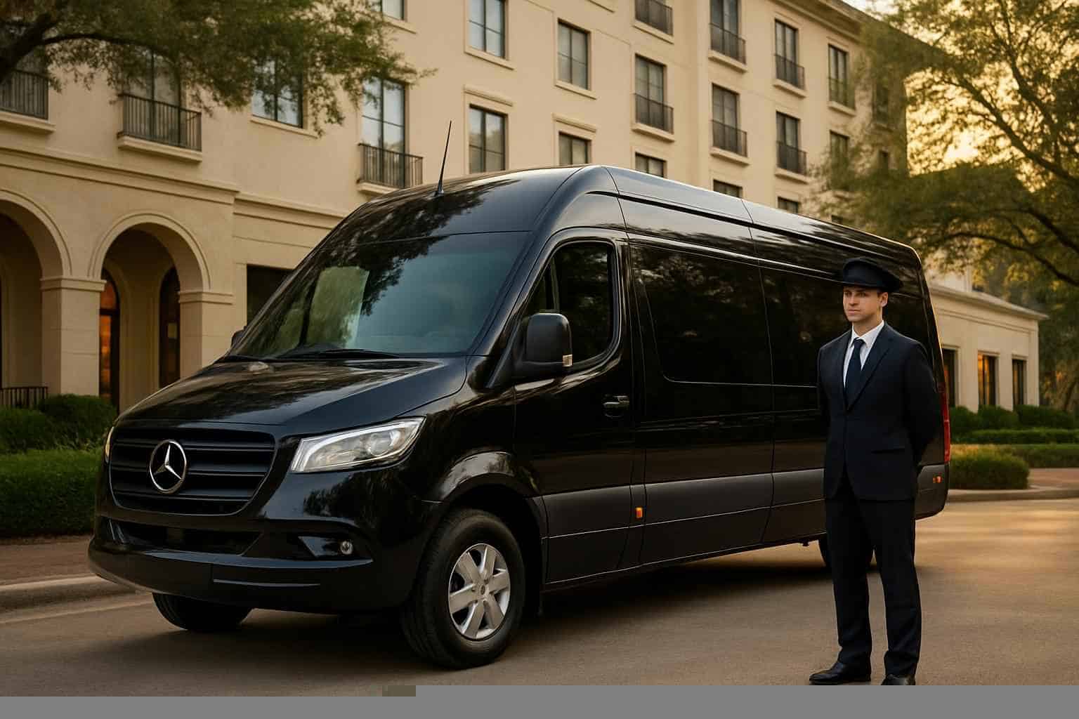 Passenger Van with Driver in Sugar Land Texas