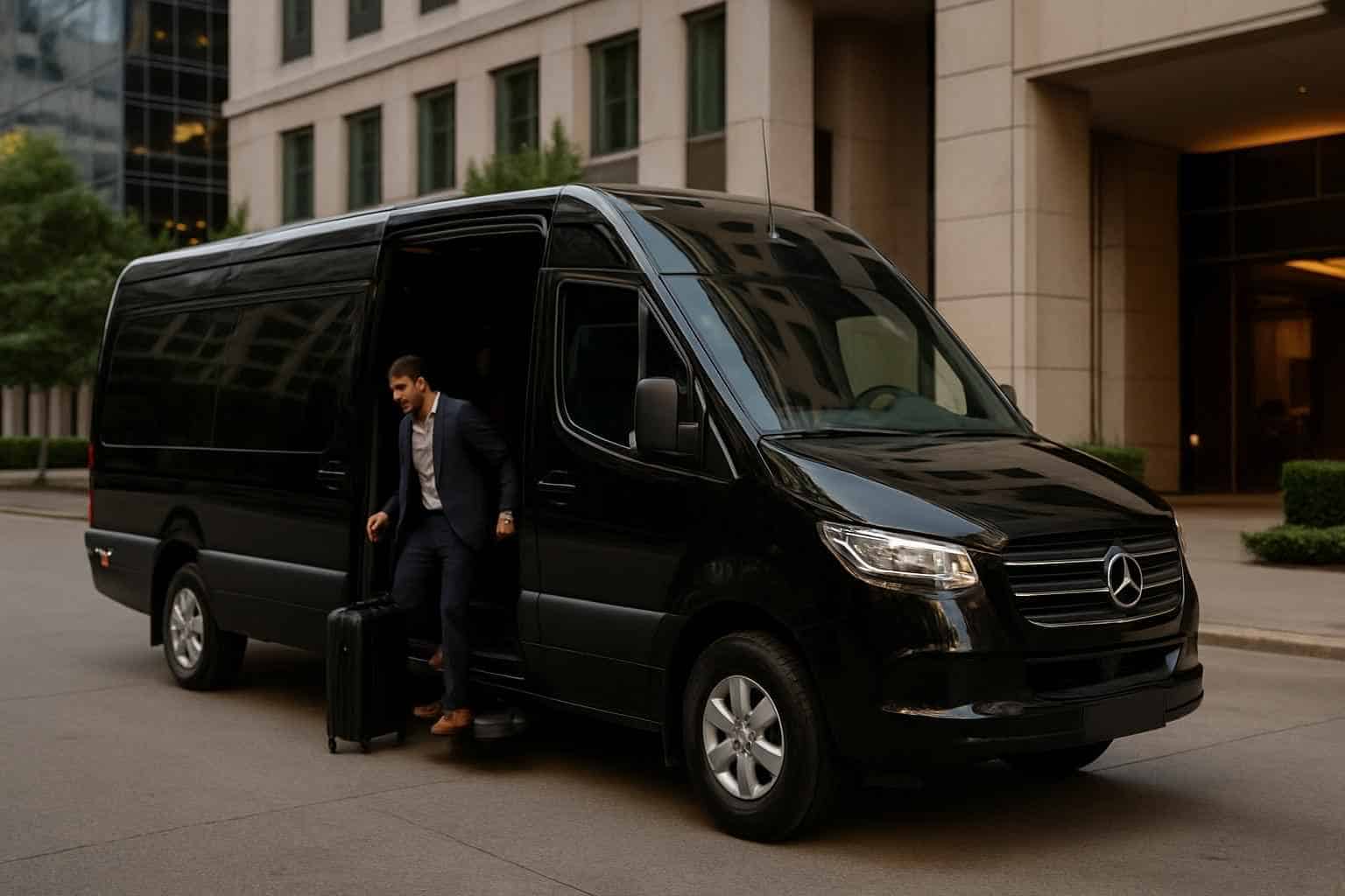 Passenger Van with Driver Near Me Houston TX