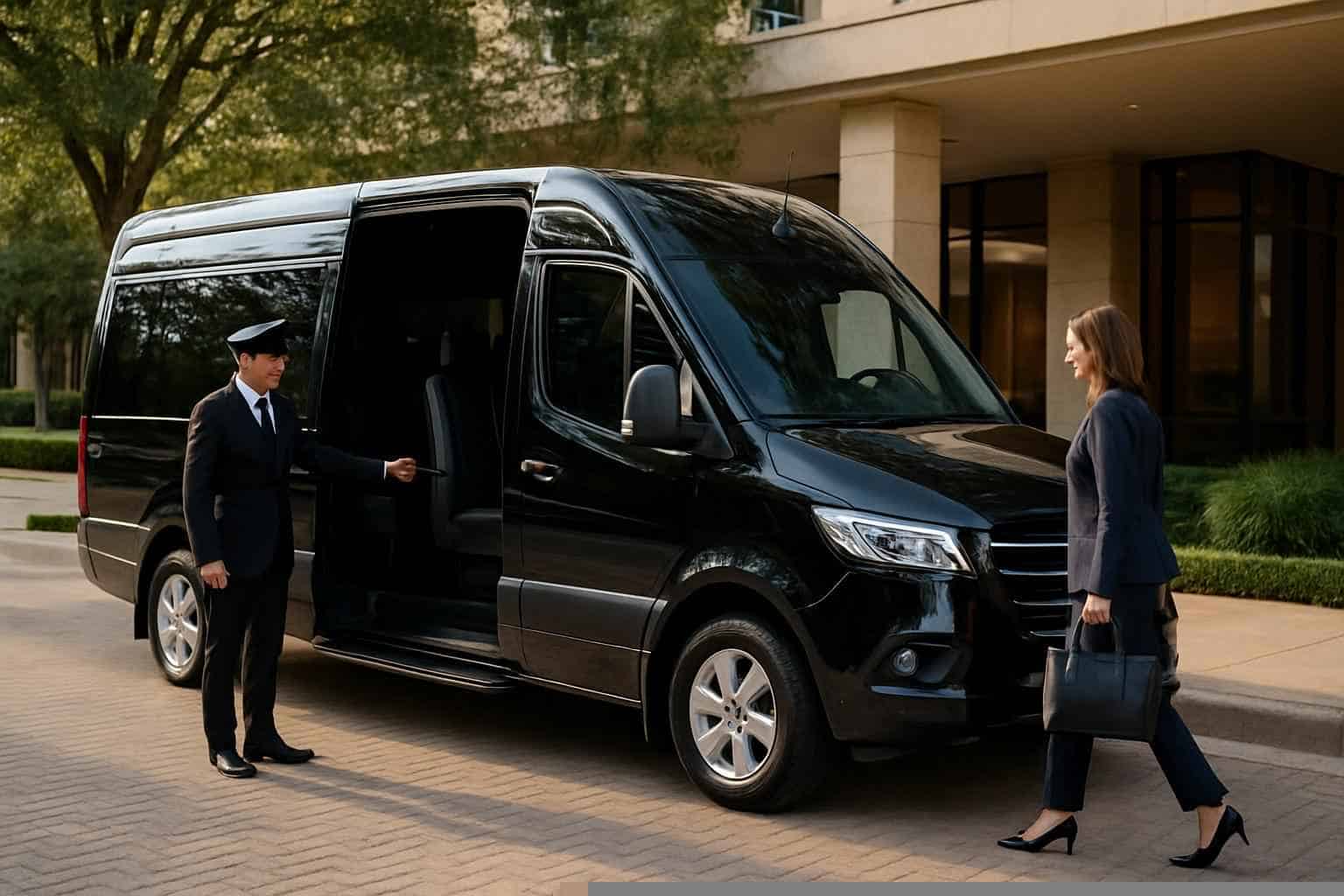 Passenger Van with Driver Near Me The Woodlands TX