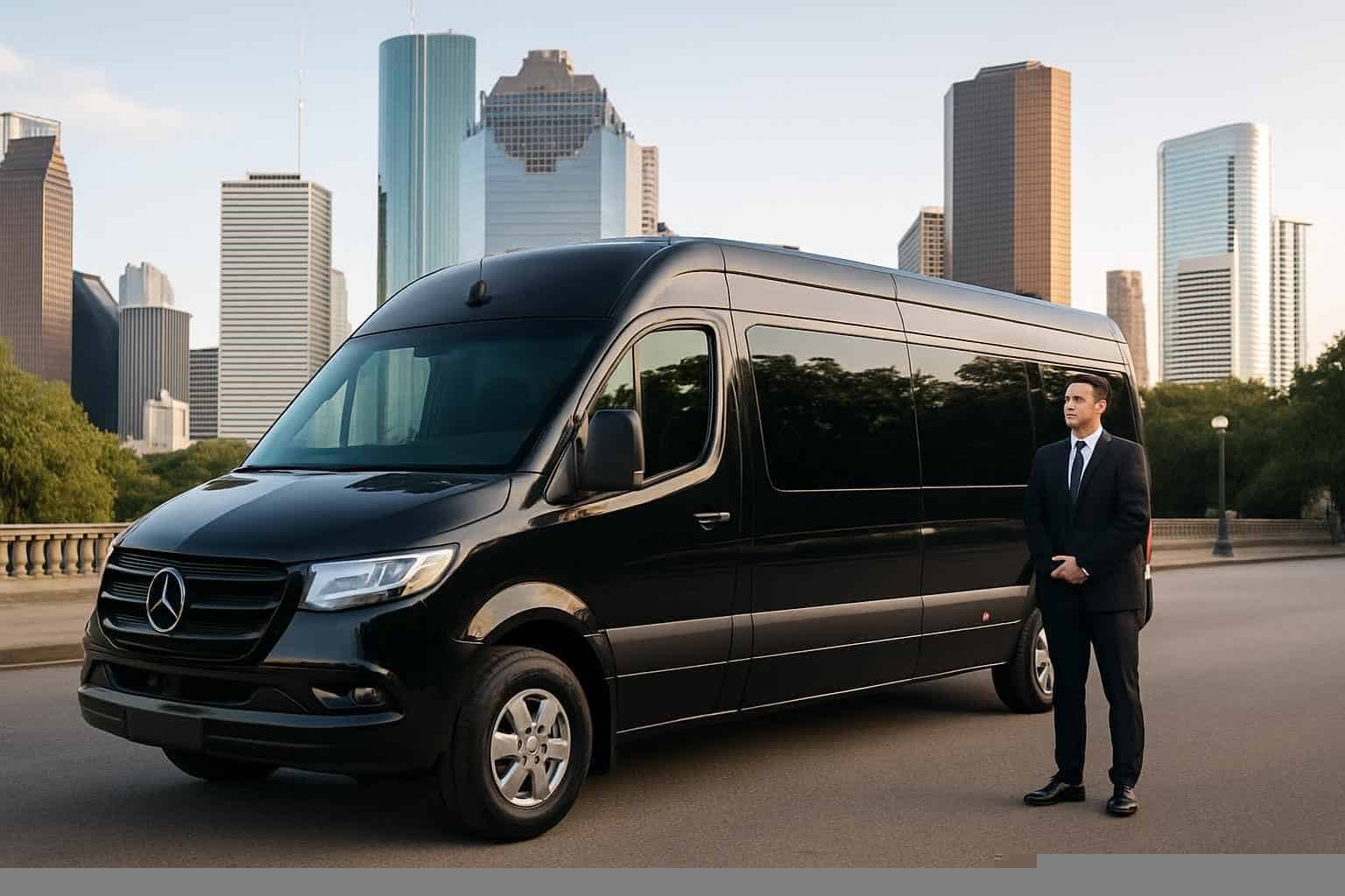 Passenger Van with Driver Services in Houston Texas