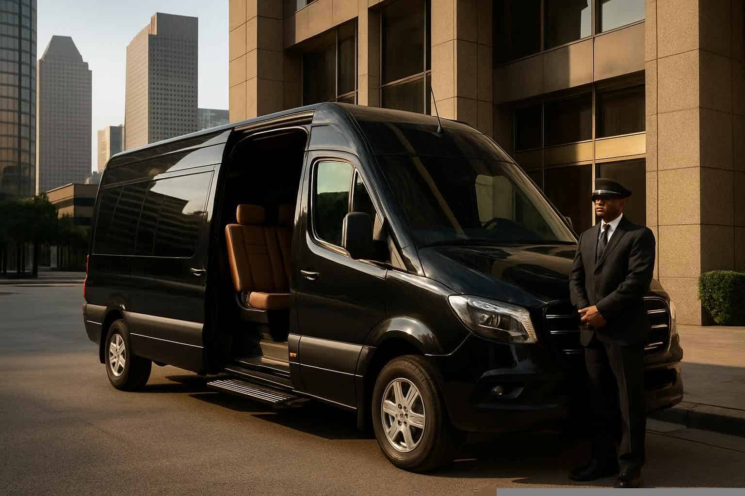 Passenger Vans with Driver in Houston Texas