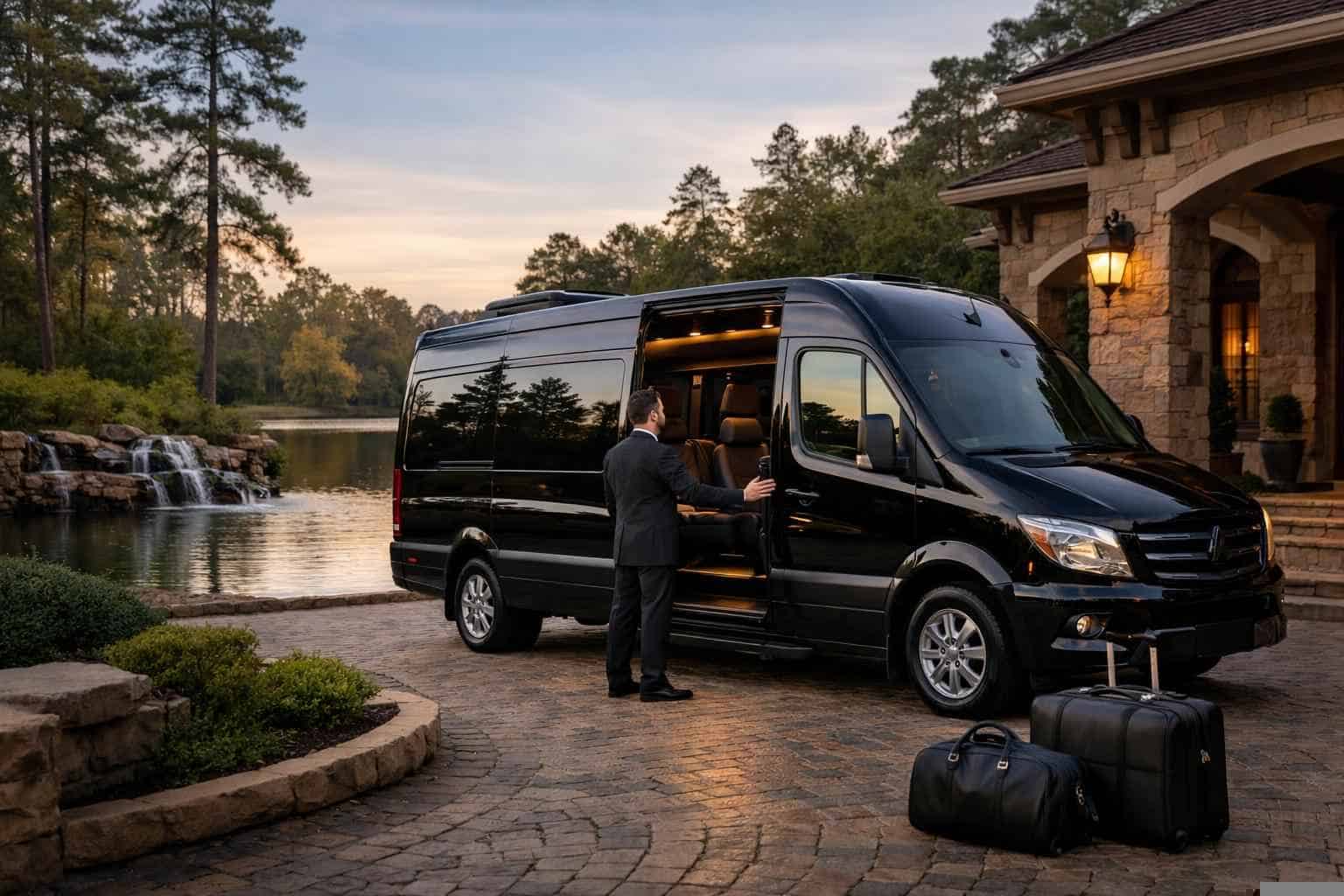 Passenger Vans with Driver in Kingwood Texas