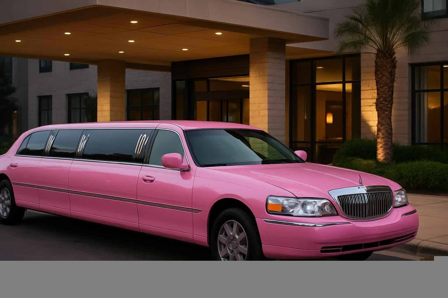 Pearland Texas Pink Limo Rental