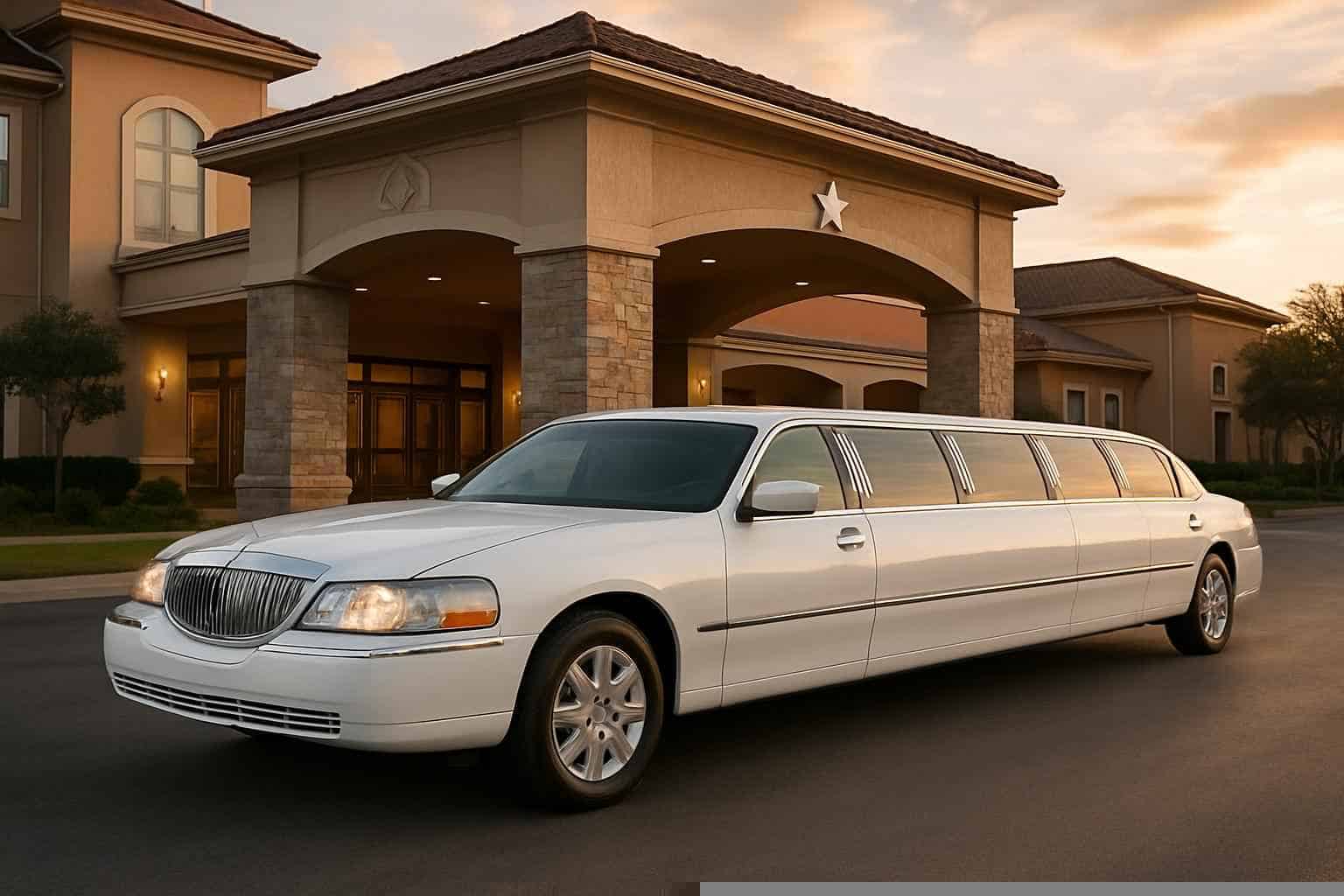 Pearland Texas White Limo Rental