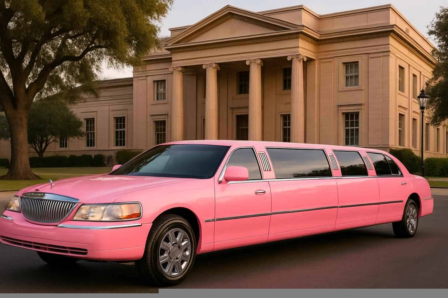 Pink Limo Rental in Pasadena Texas