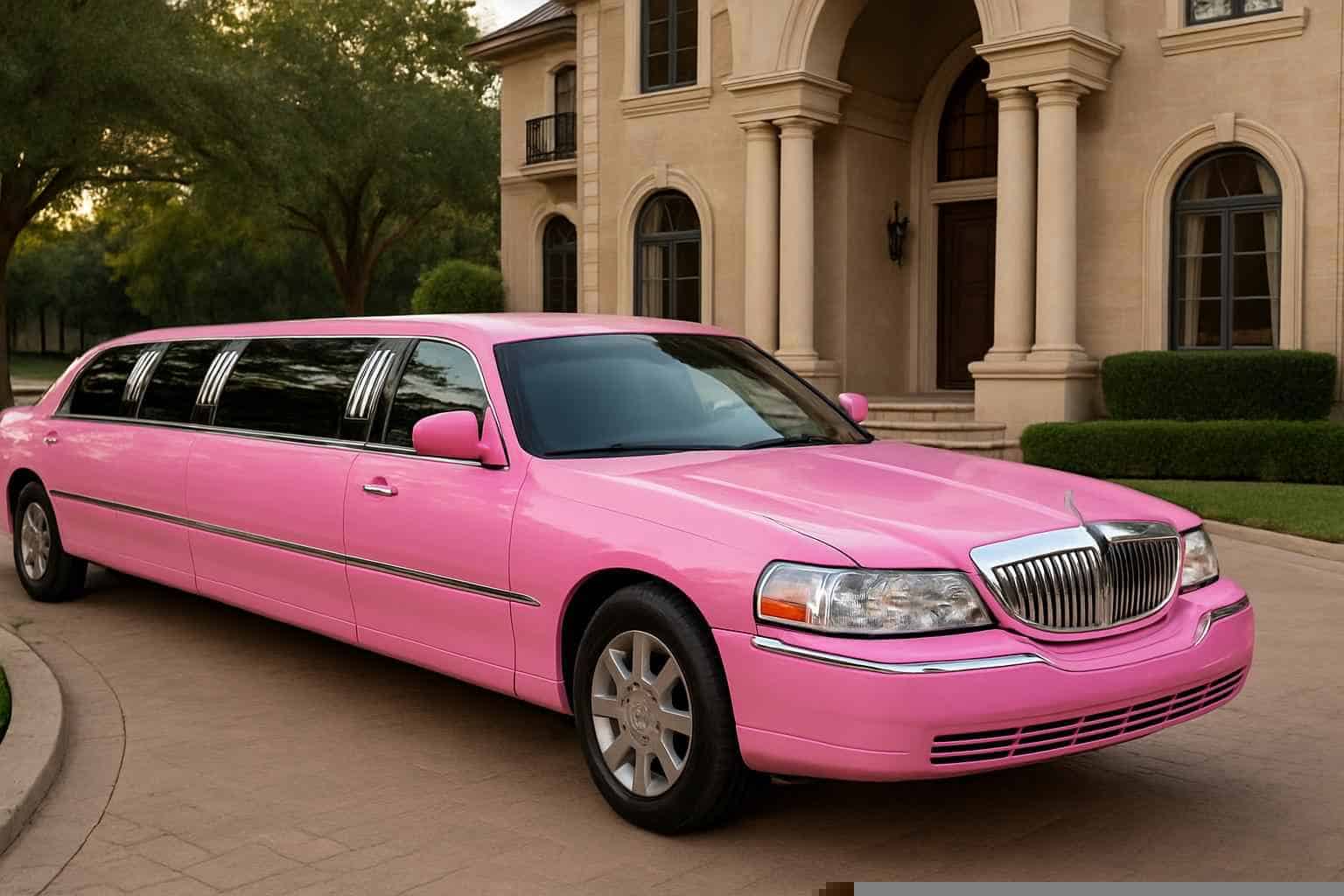 Pink Limo Rental in Sugar Land Texas