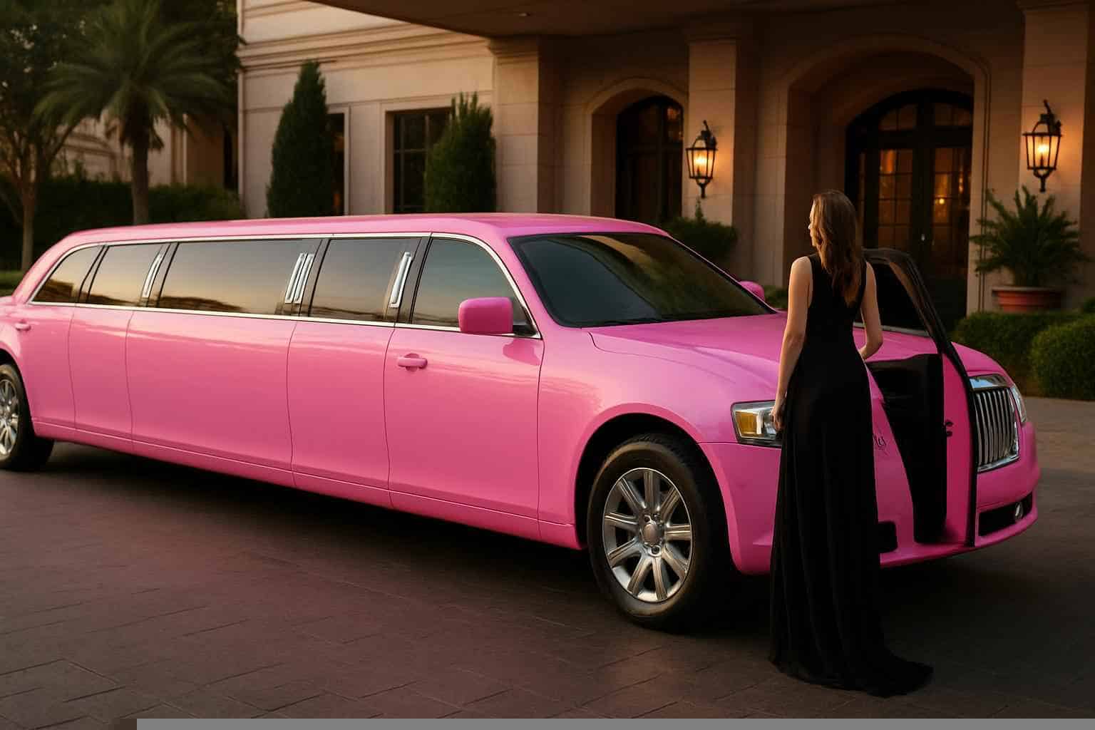 Pink Limo Rental League City TX