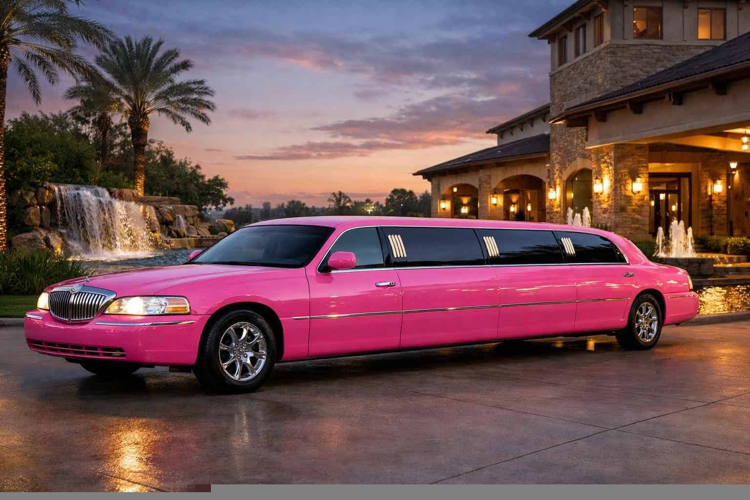 Pink Limo Rental Near Me Cypress TX