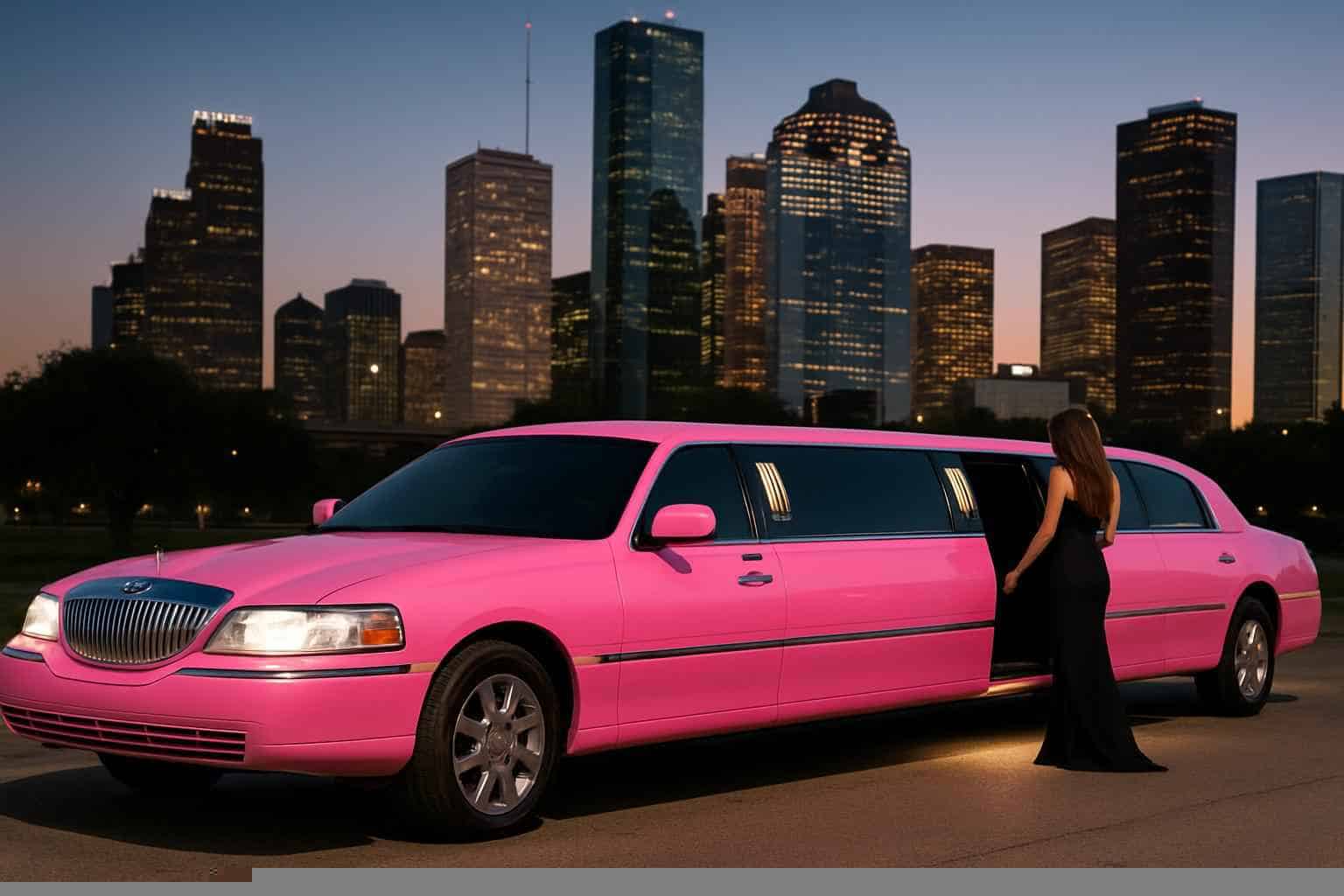 Pink Limo Rental Near Me Houston TX