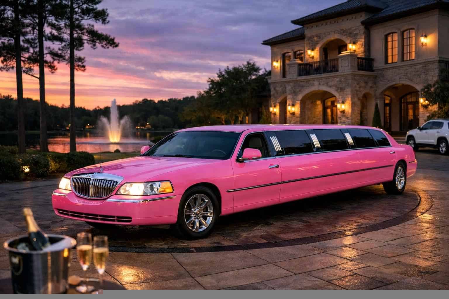 Pink Limo Rental Near Me Kingwood TX