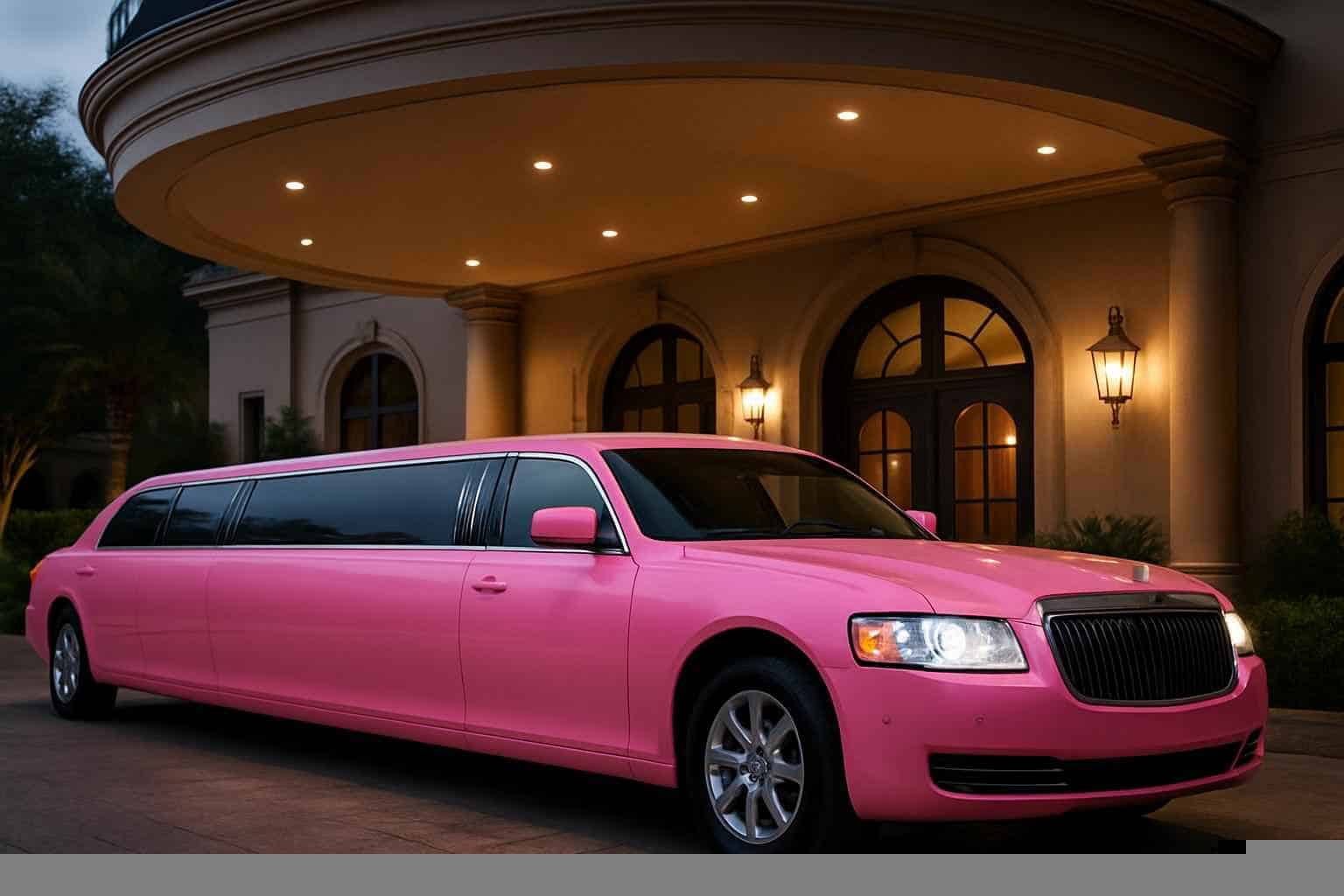 Pink Limo Rental Near Me League City TX