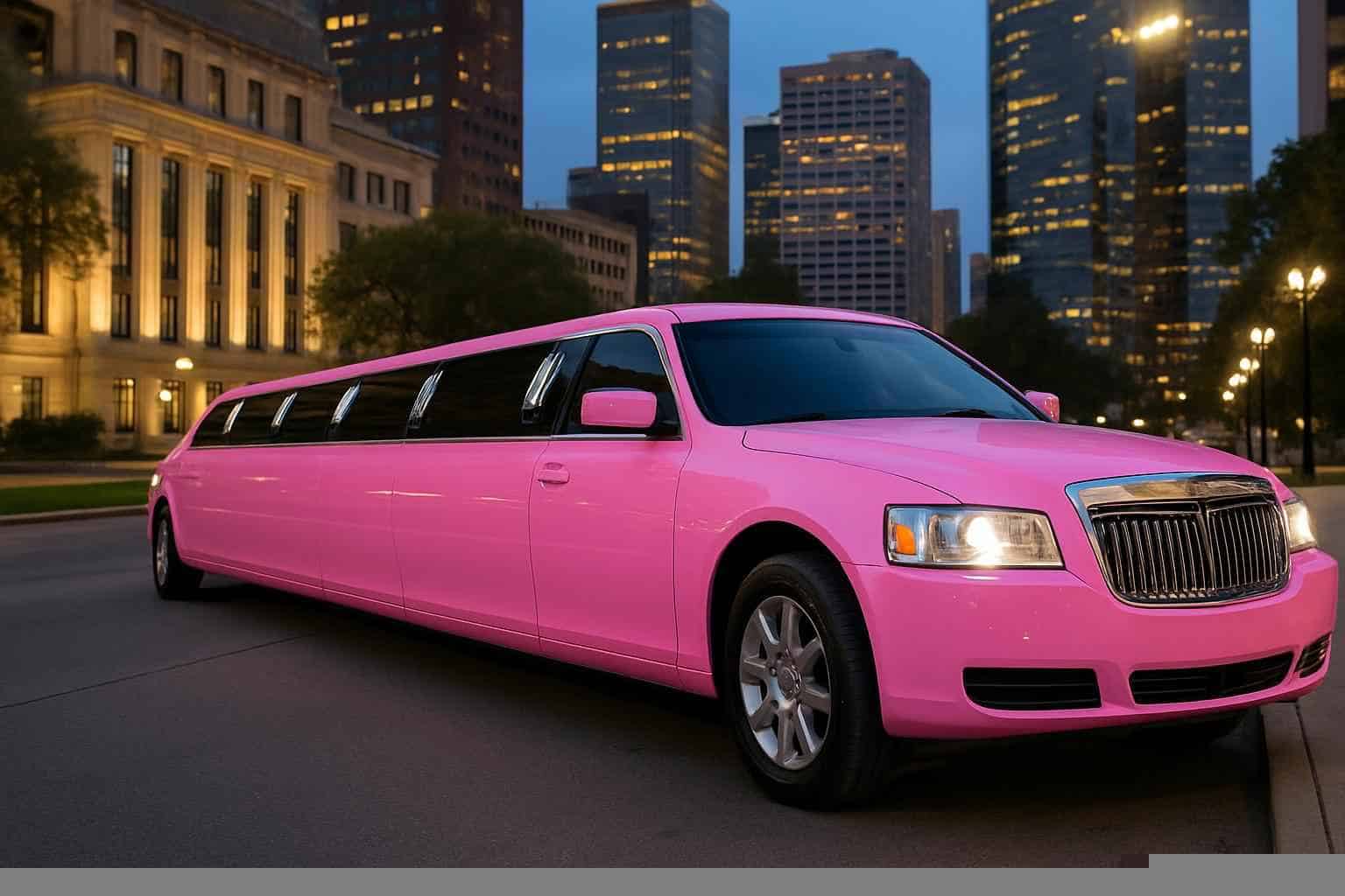 Pink Limo Rental Prices in Houston TX