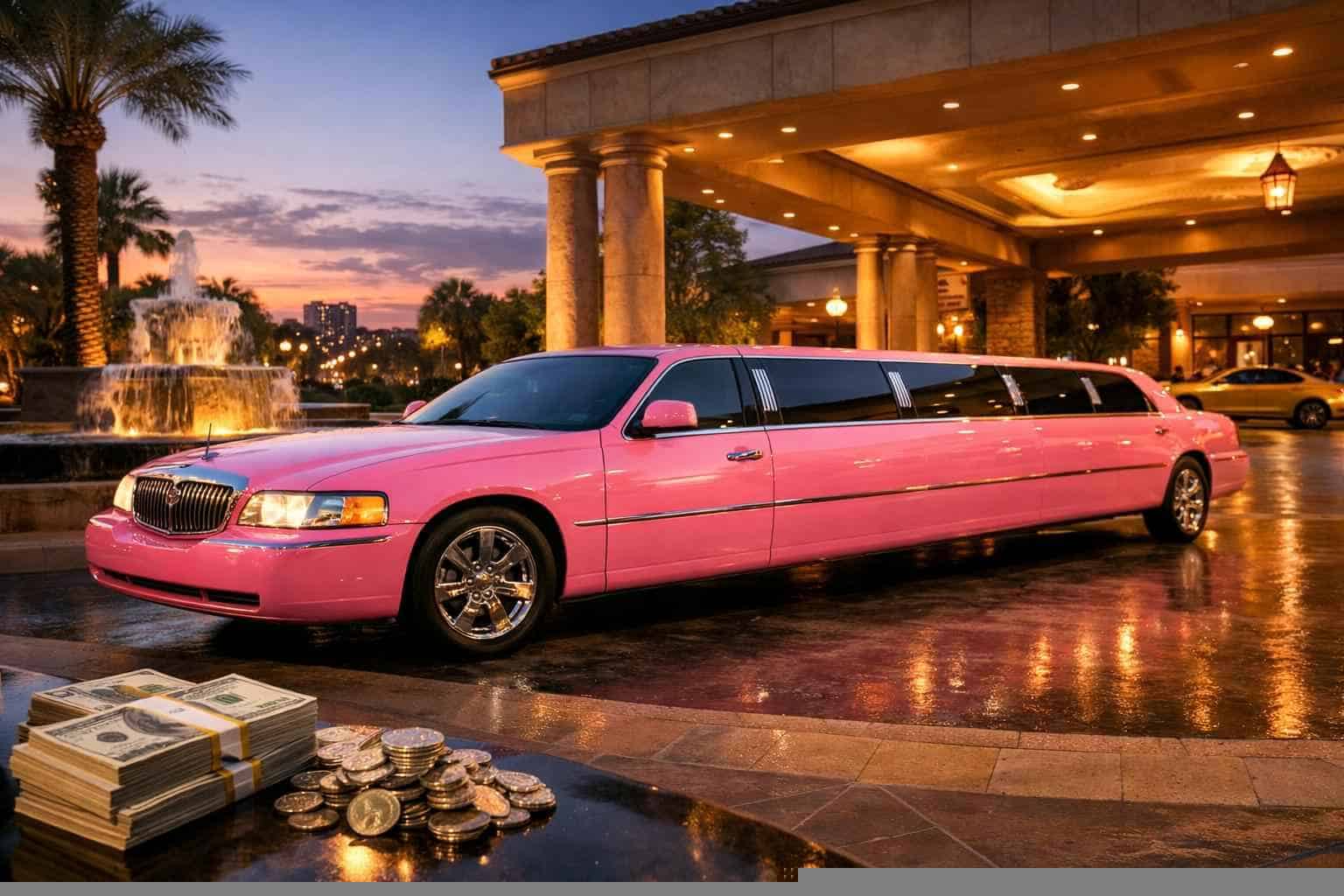 Pink Limo Rental Prices in Humble TX