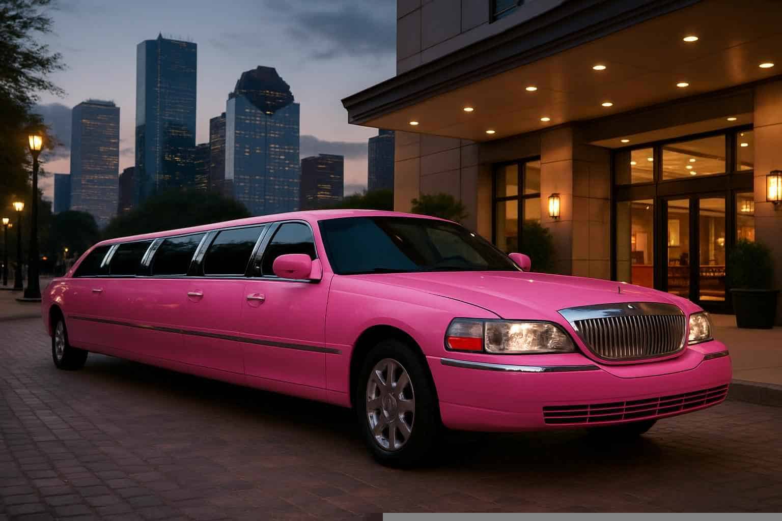 Pink Limo Rental Services in Houston Texas