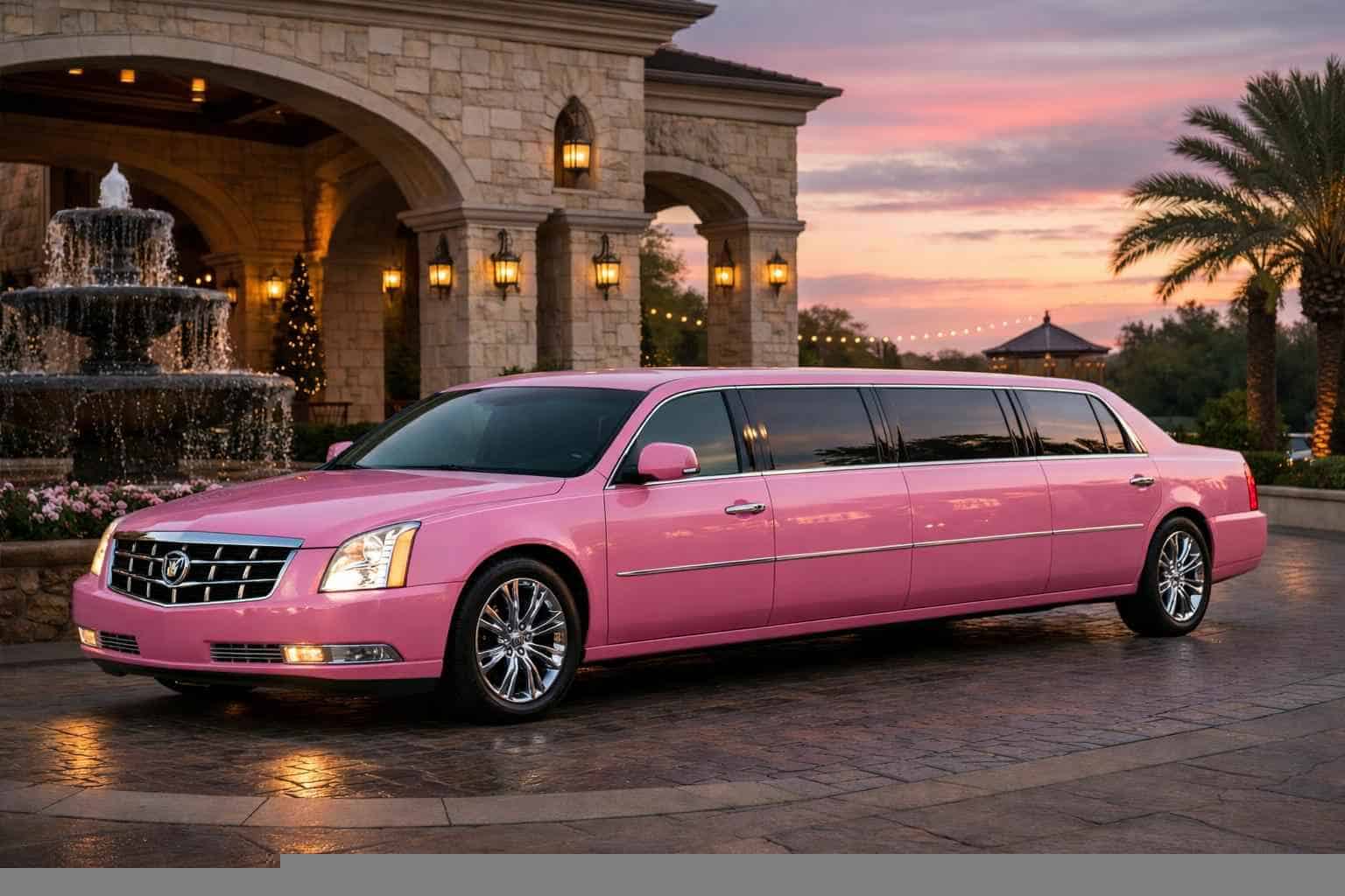 Pink Limo Rental Spring TX