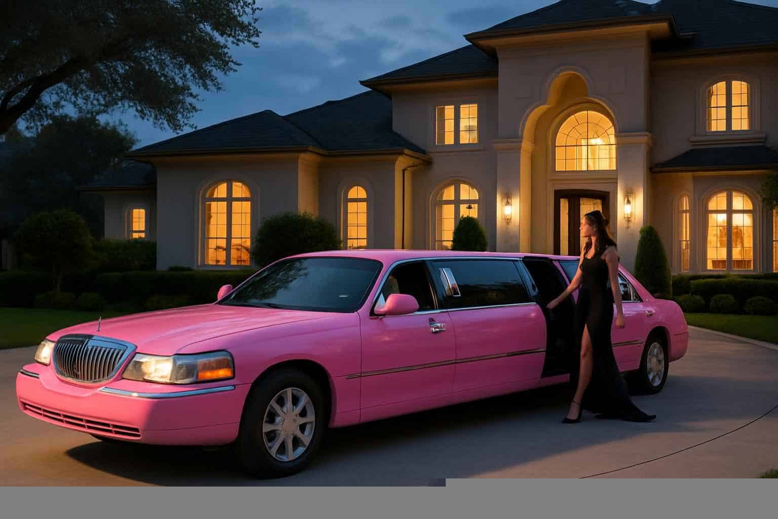 Pink Limo Rental Sugar Land TX