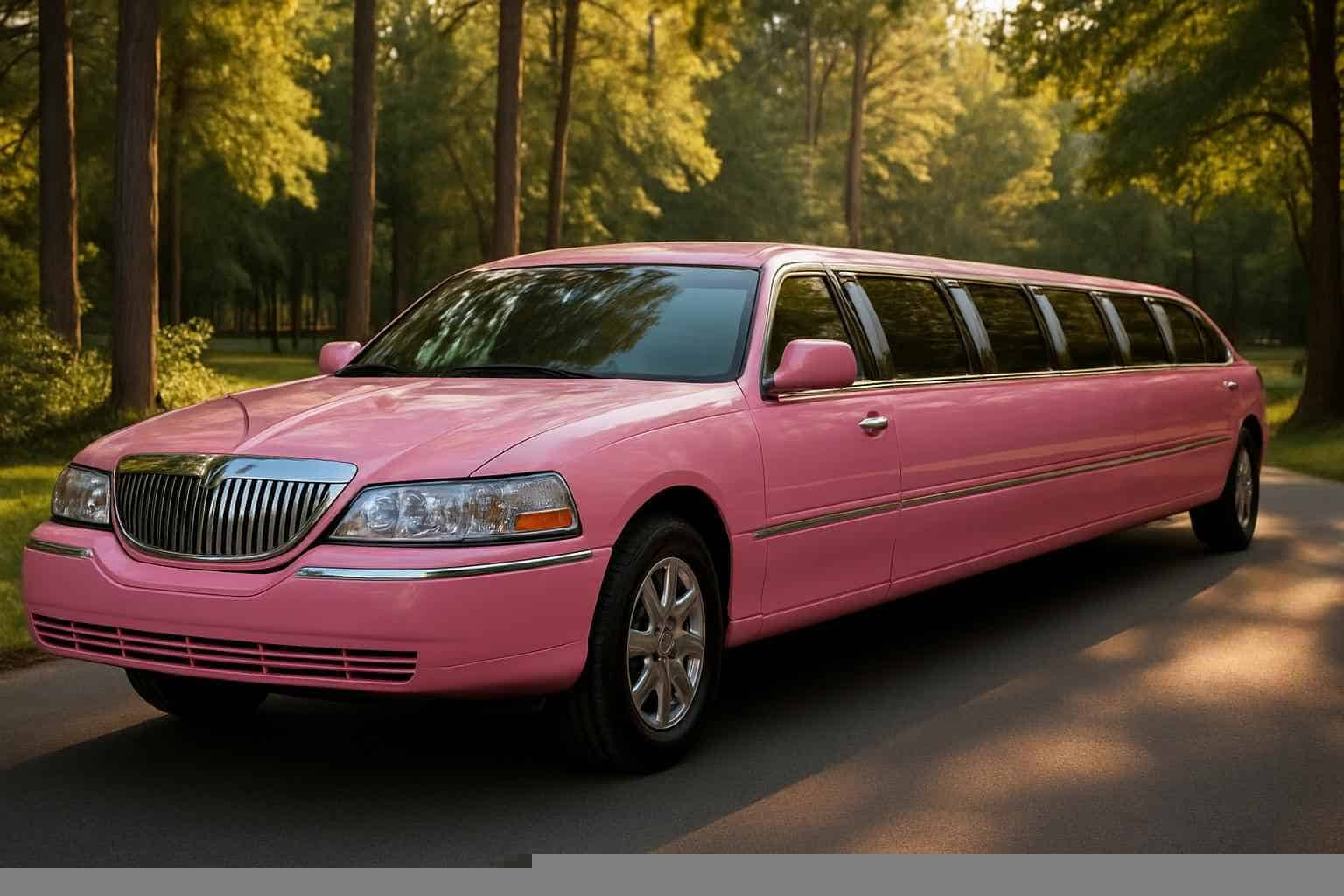Pink Limo Rental The Woodlands TX