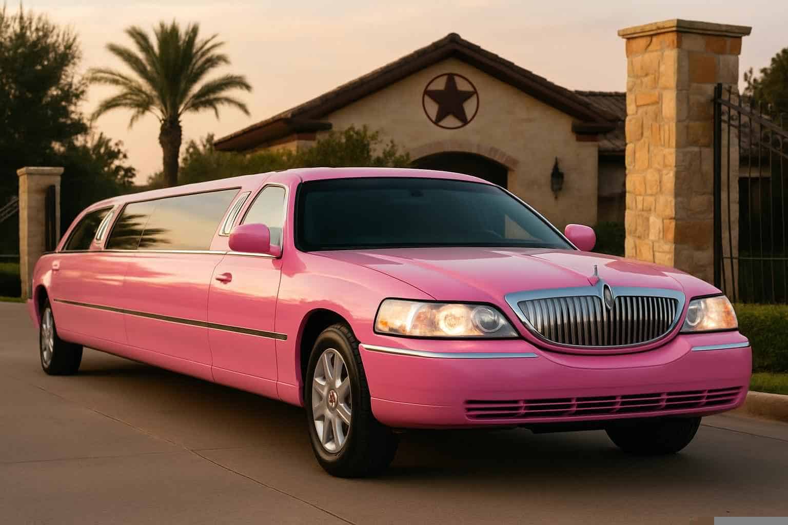 Pink Limousines in Katy Texas