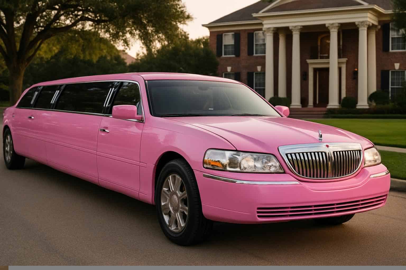 Pink Limousines in Sugar Land Texas