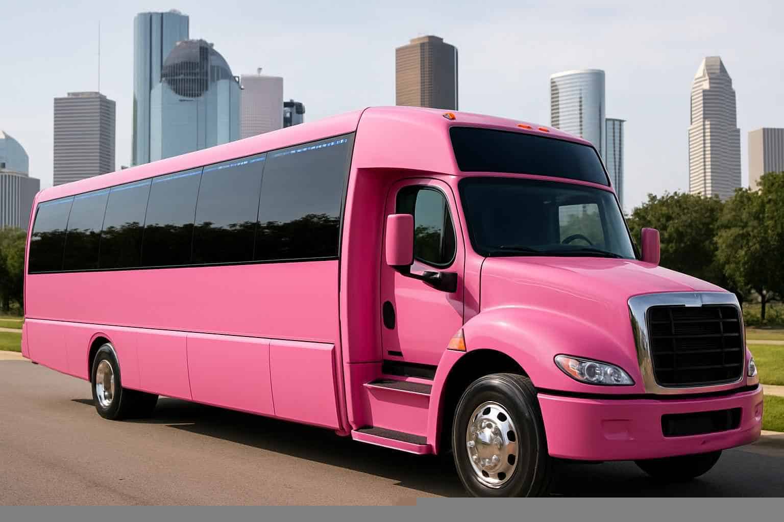 Pink Party Bus Rental Services in Houston Texas