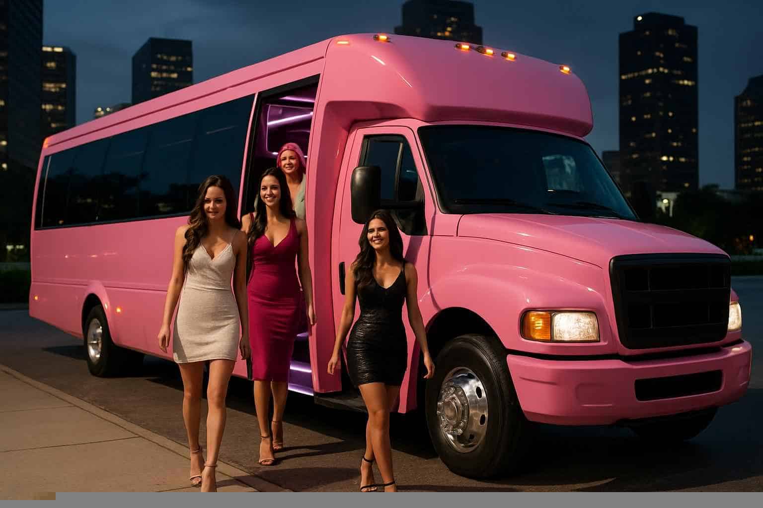 Pink Party Bus Service Houston TX