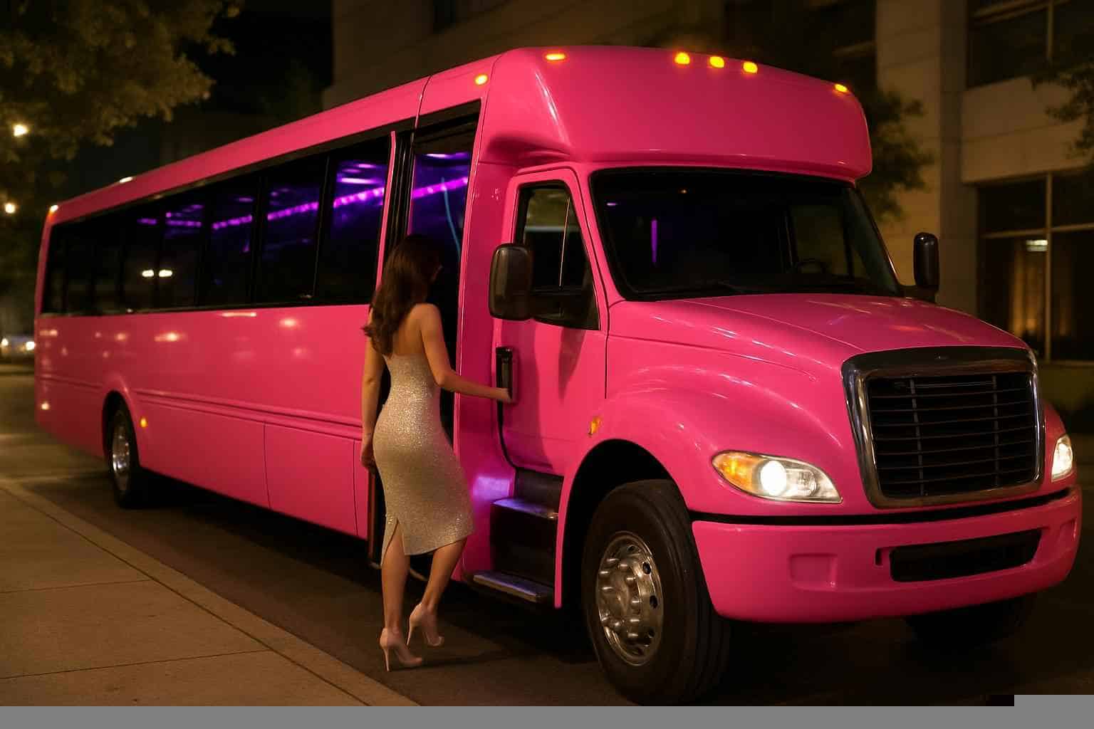 Pink Party Bus Service Katy TX
